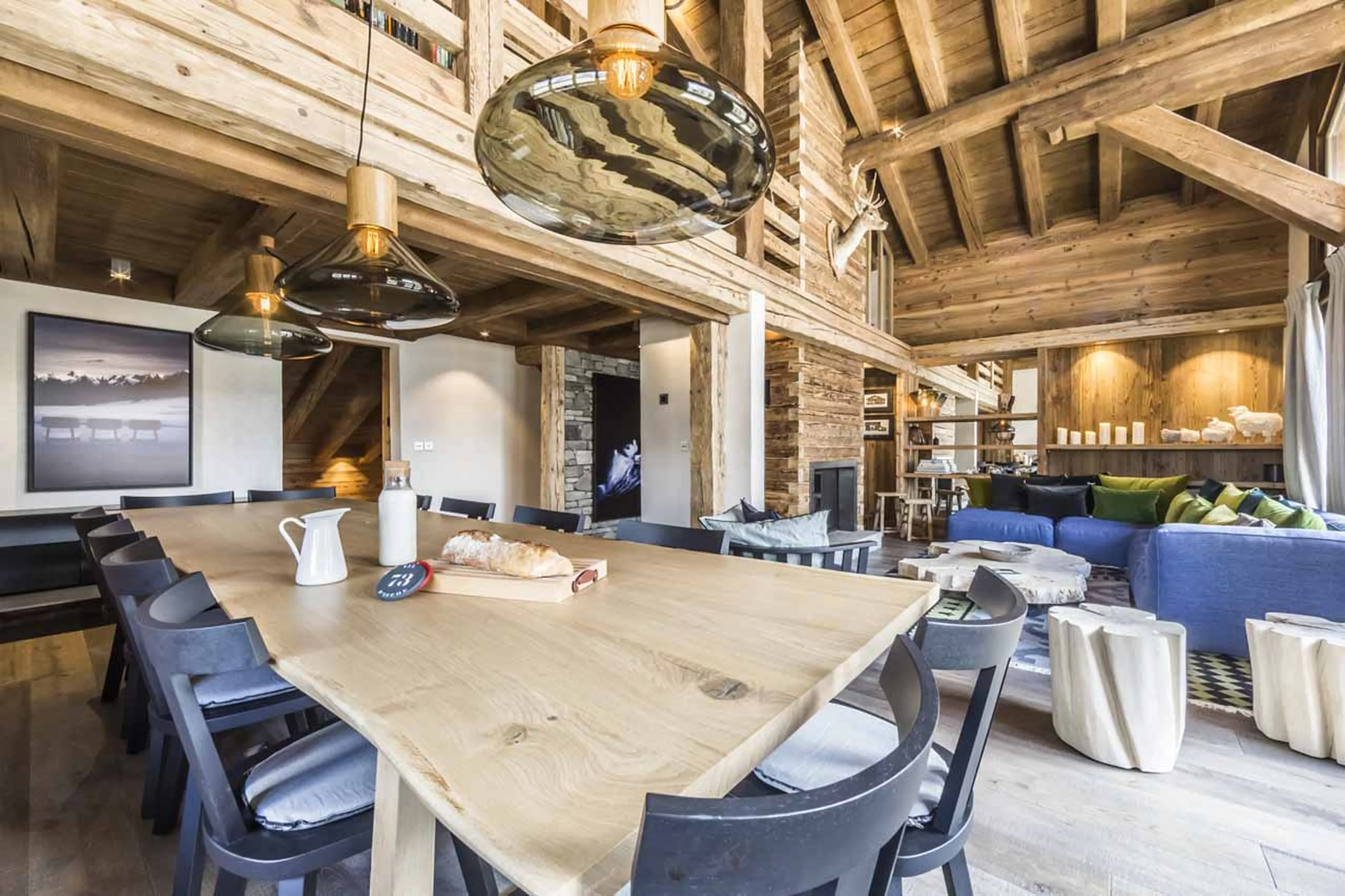 Living area of Chalet Calistoga in Val d'Isere