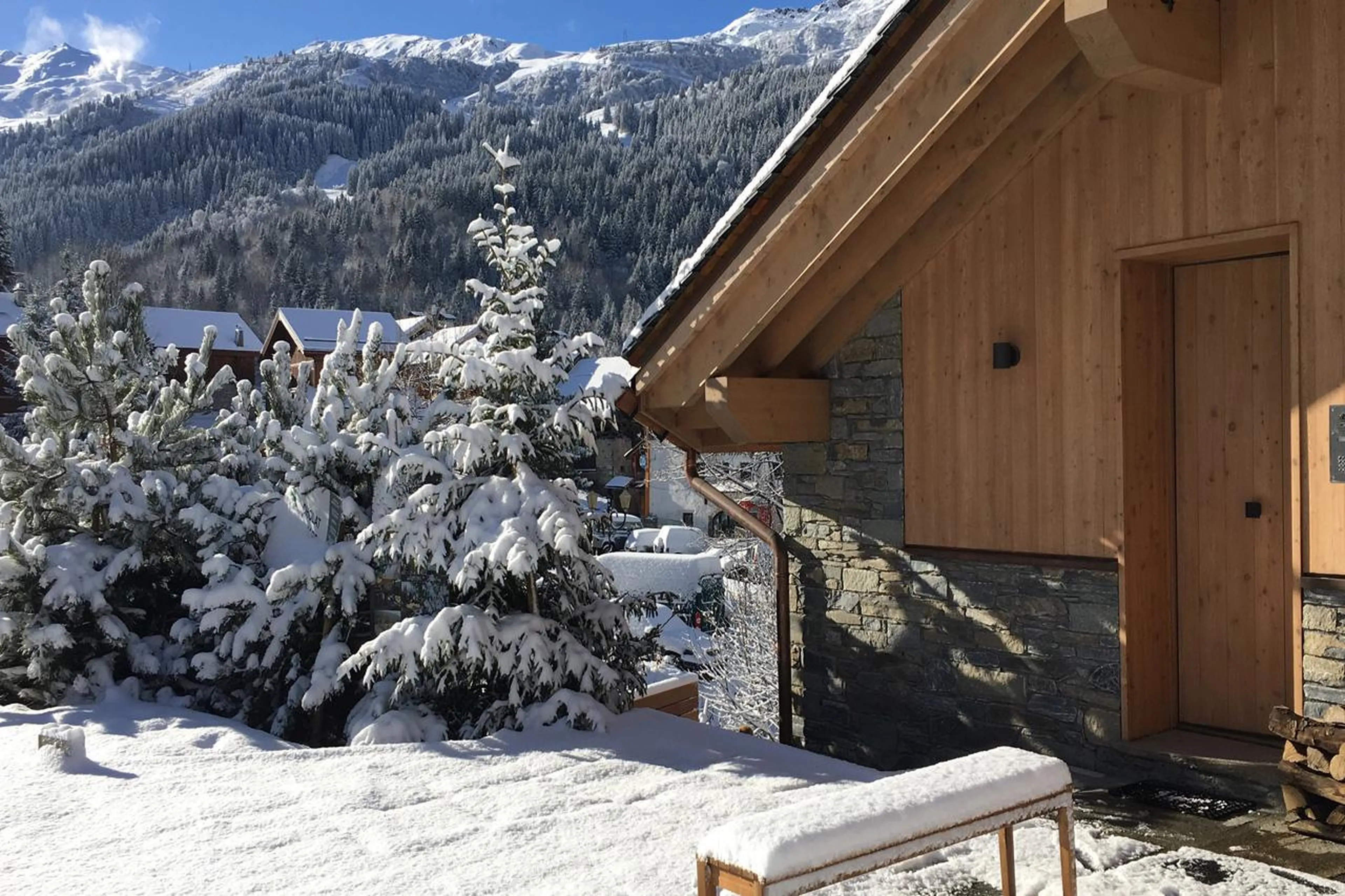 Entrance to Chalet Caro, Meribel
