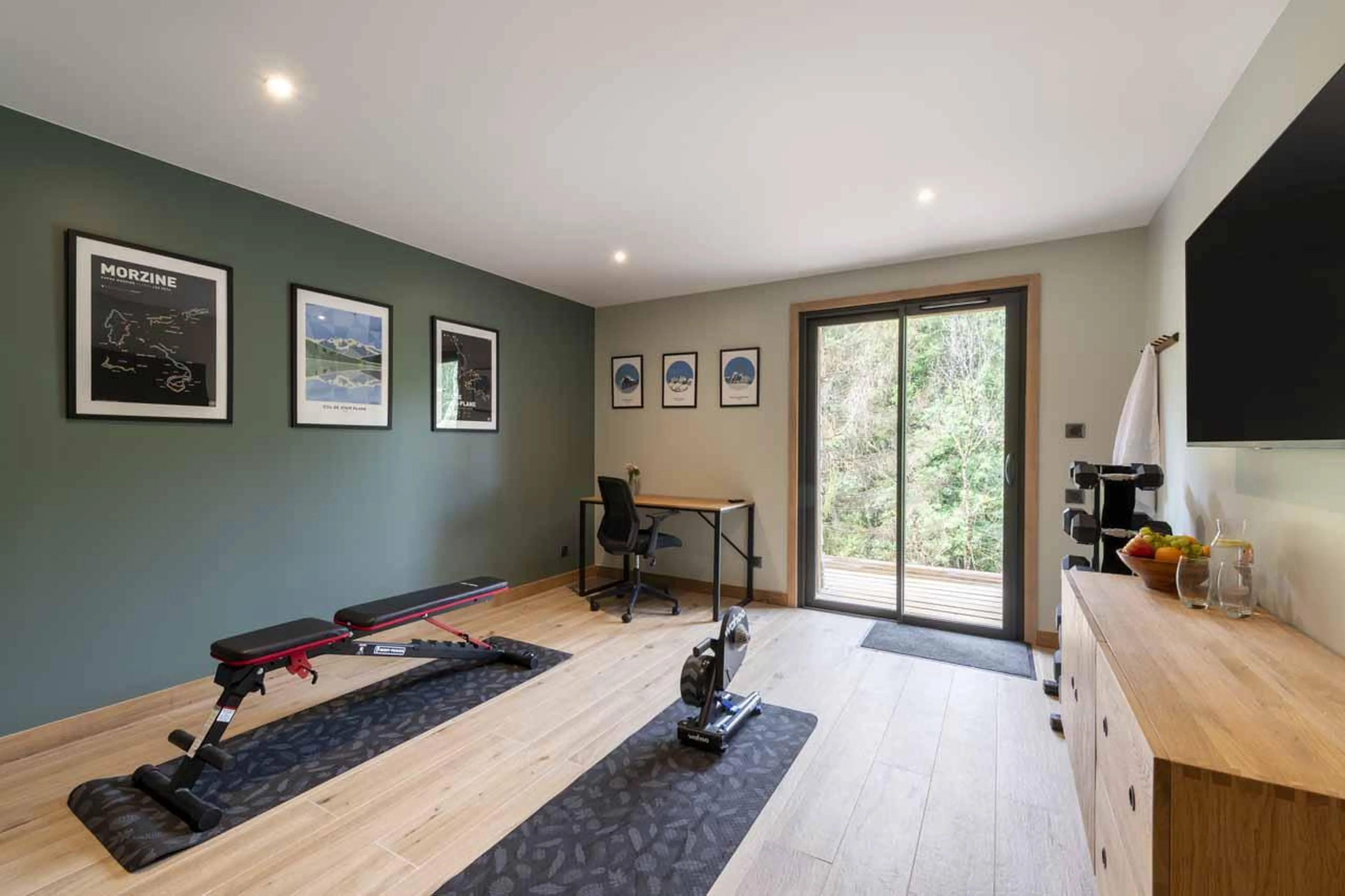 Gym in Chalet Cascades, Morzine