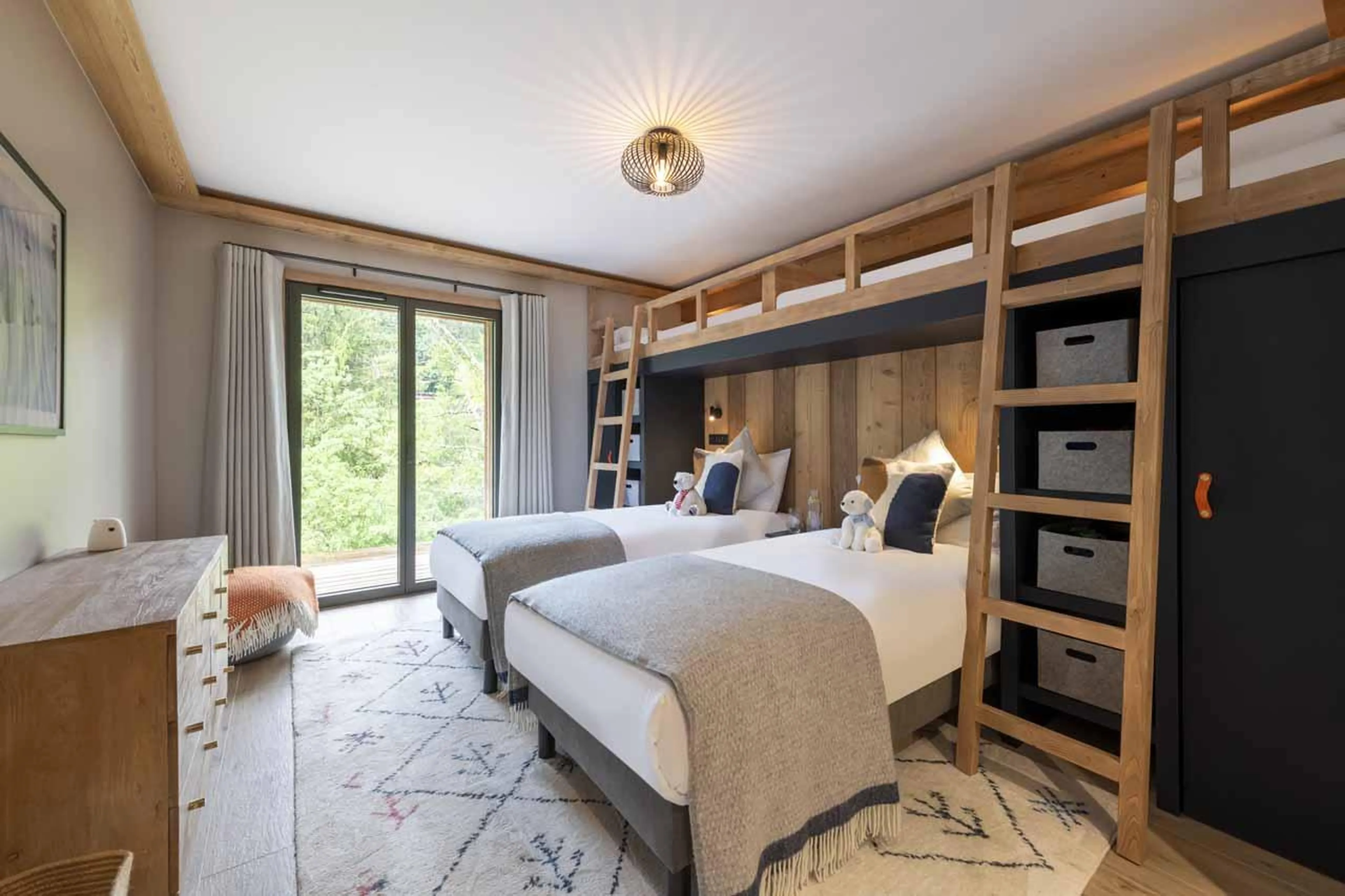 Terrace access in Chalet Cascades, Morzine