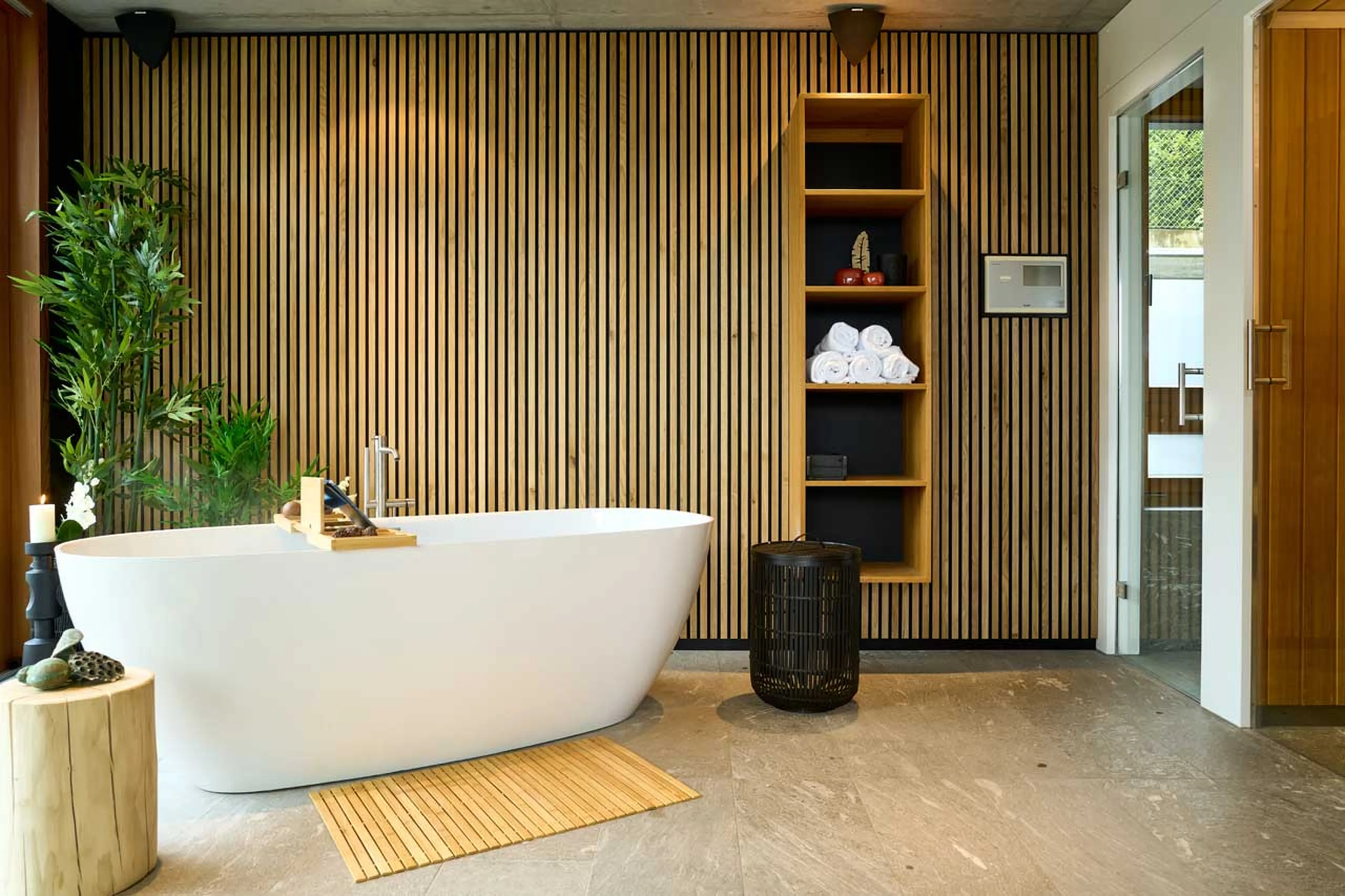 Wellness area at Chalet Cassons in Films