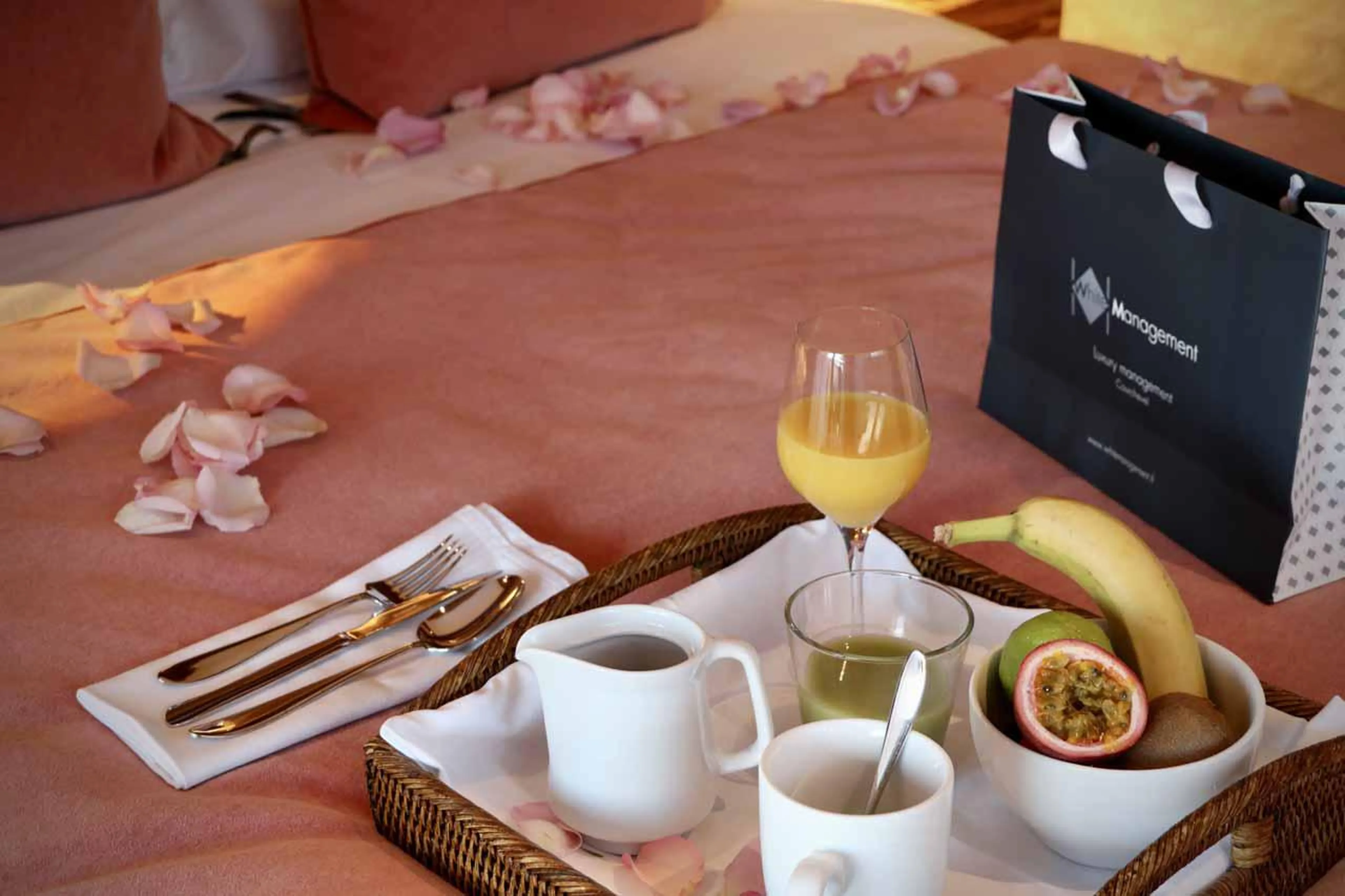 Bedroom three breakfast in bed at Chalet Centenary in Courchevel 1650