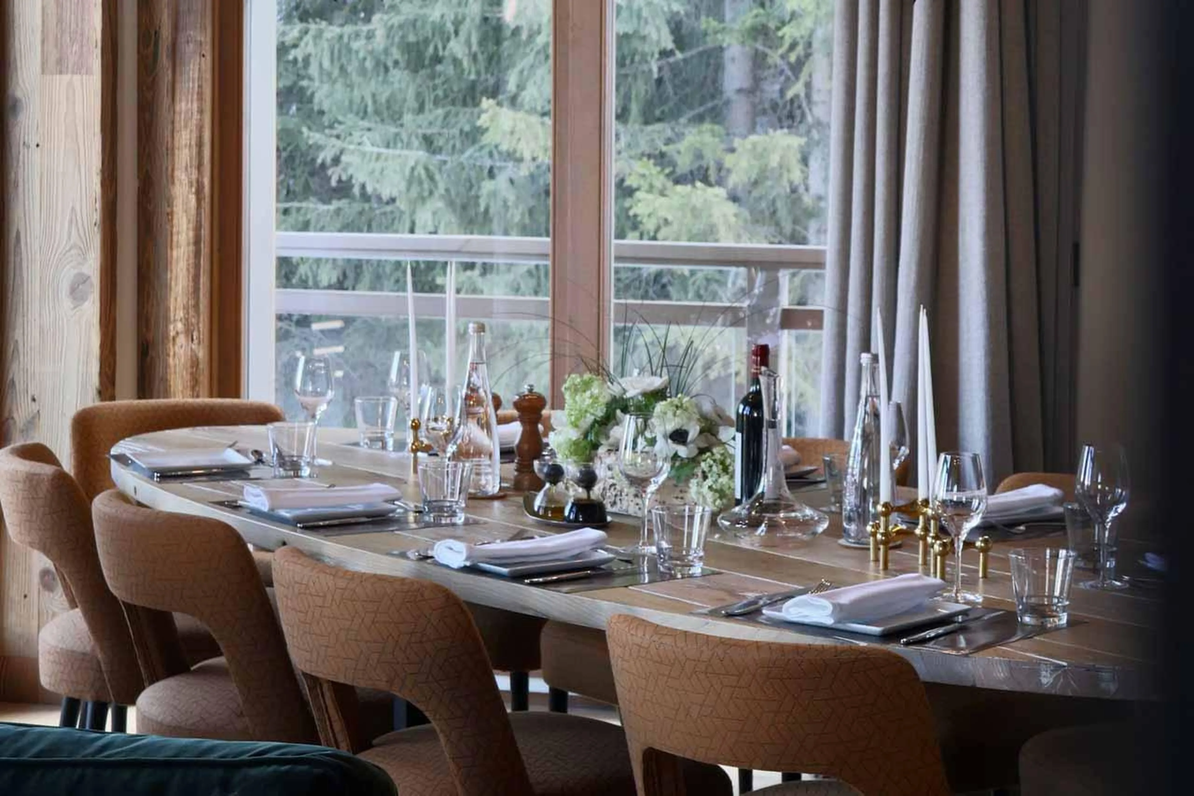 Dining area at Chalet Centenary in Courchevel 1650