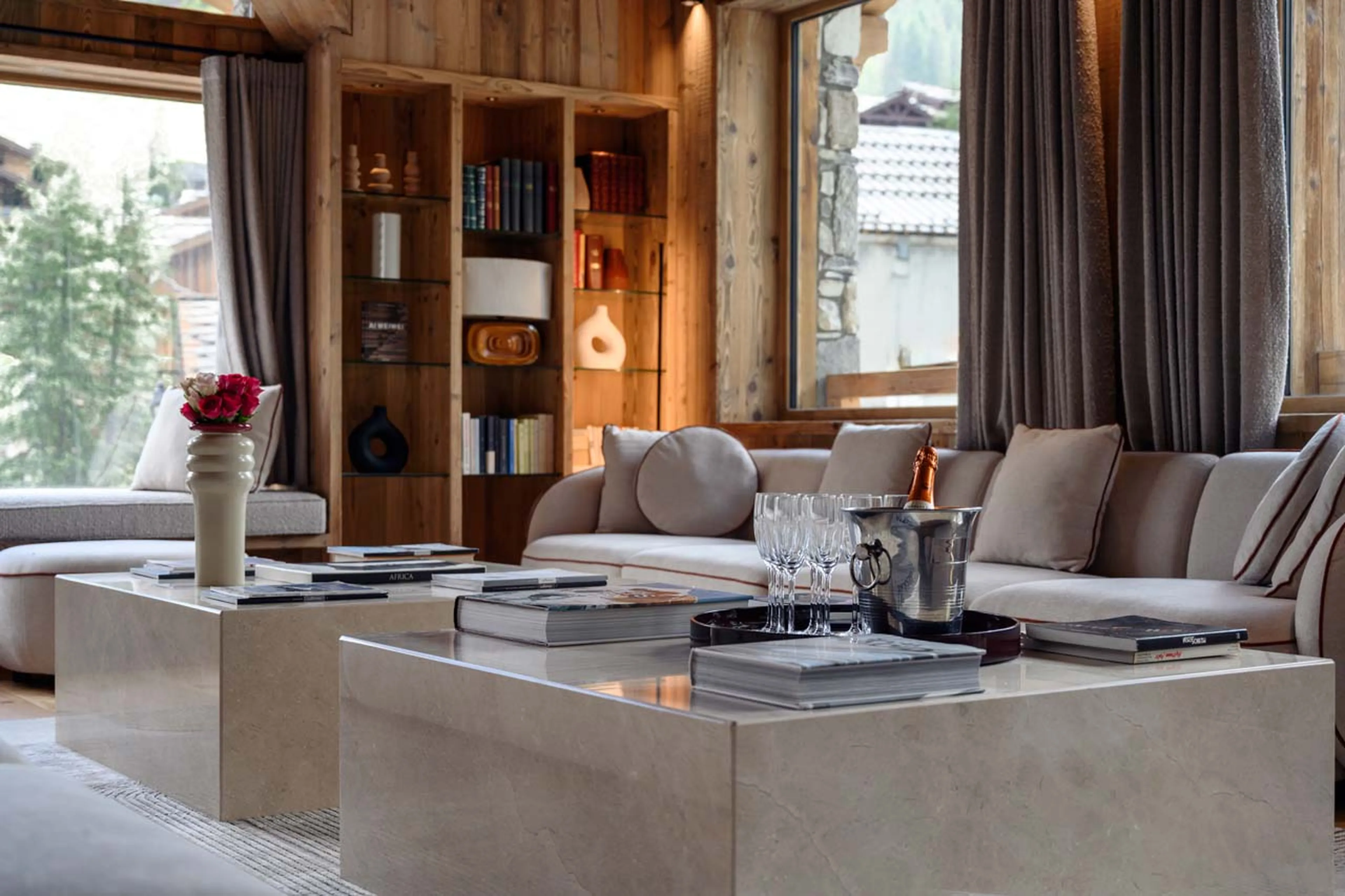 Comfortable seating area at Chalet Cervinia in Val d'Isere