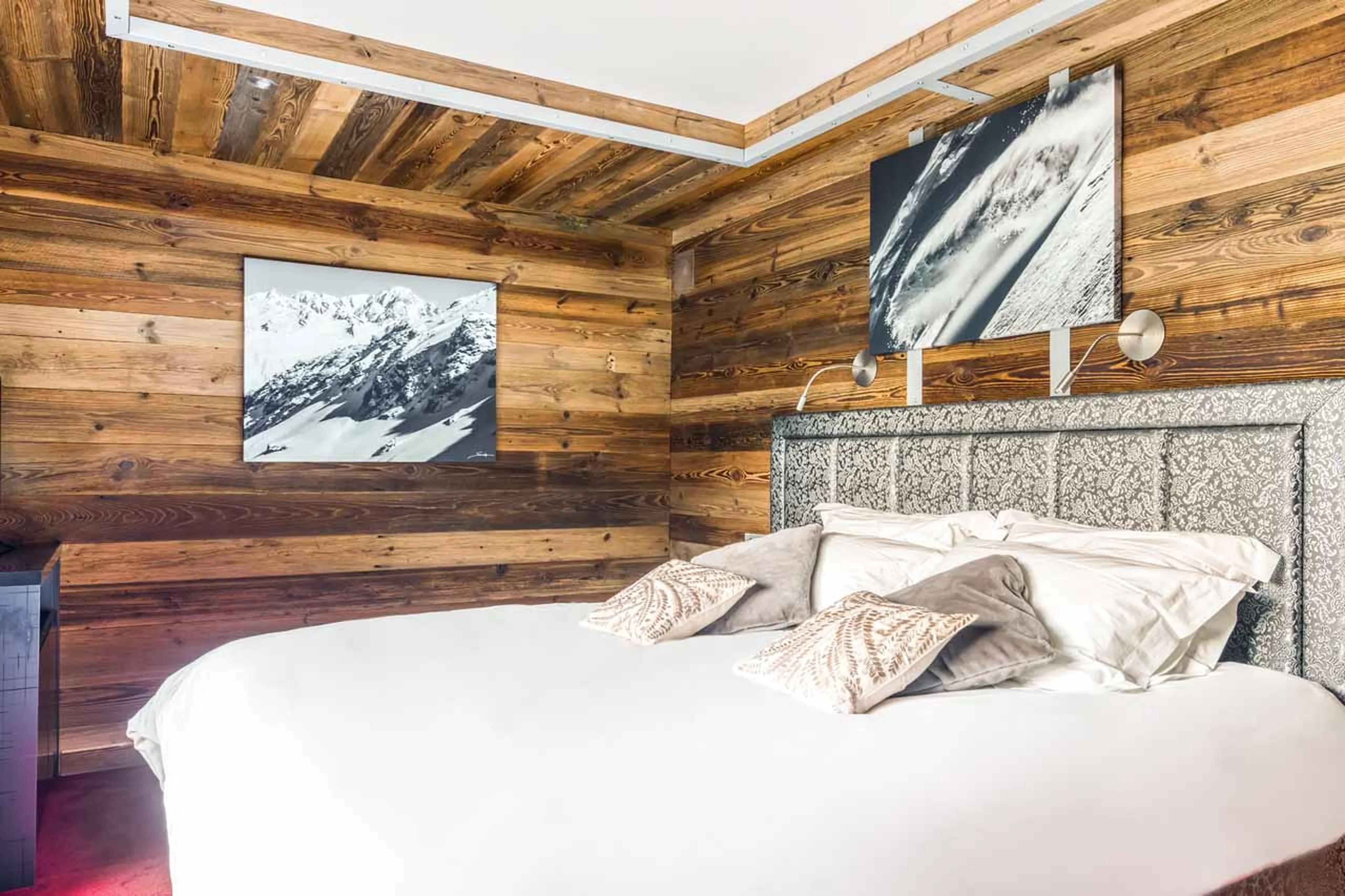 Bedroom five at Chalet Charlie in Tignes