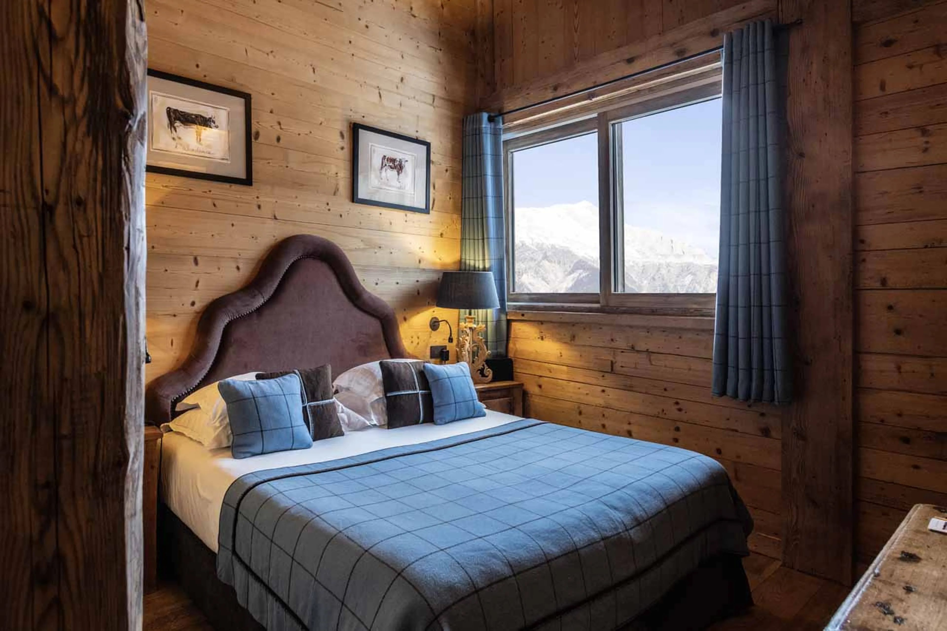 Bedroom three in Chalet Chatel in Megeve