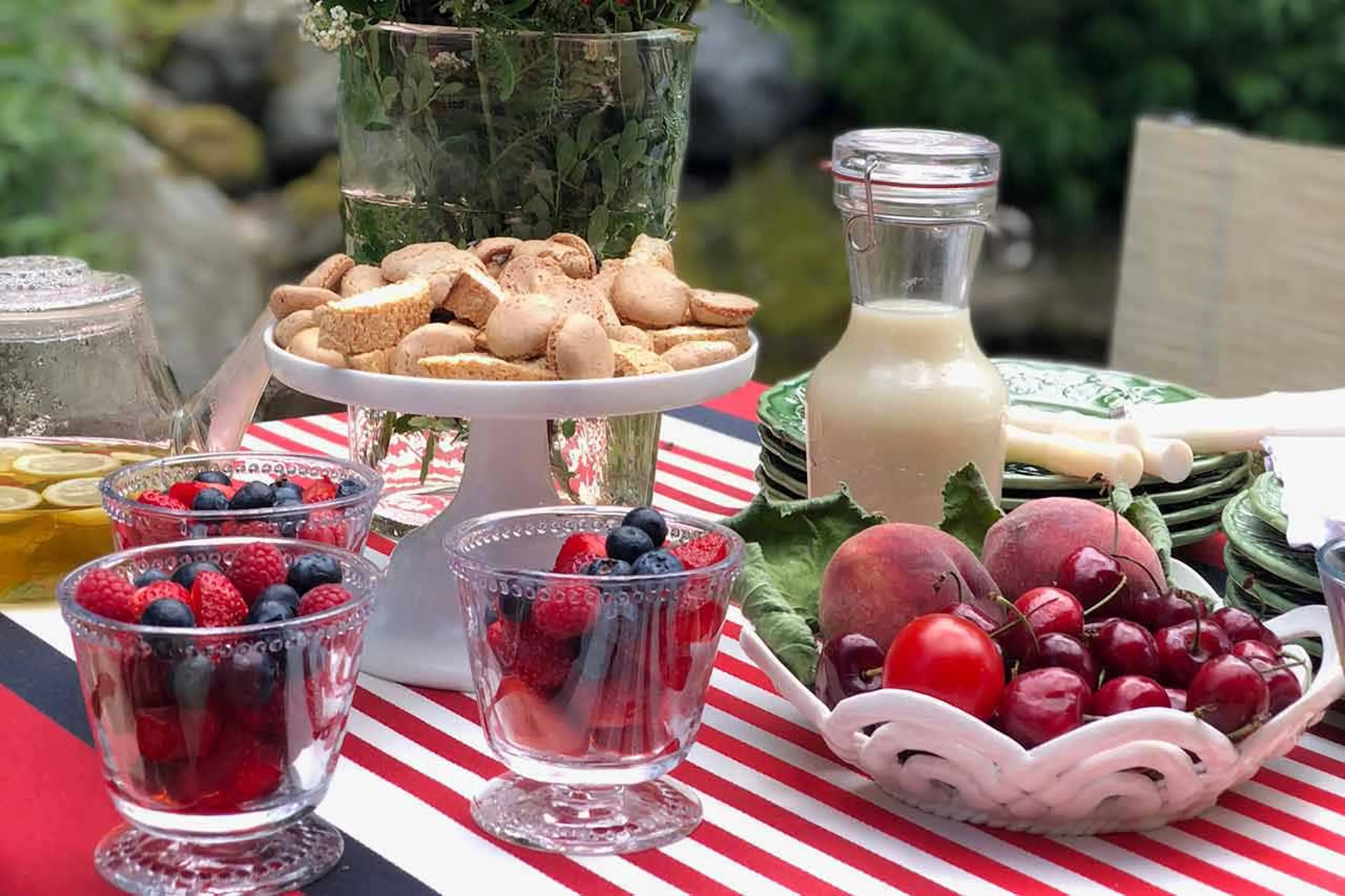 Afternoon tea at  Chalet Chatel in Megeve