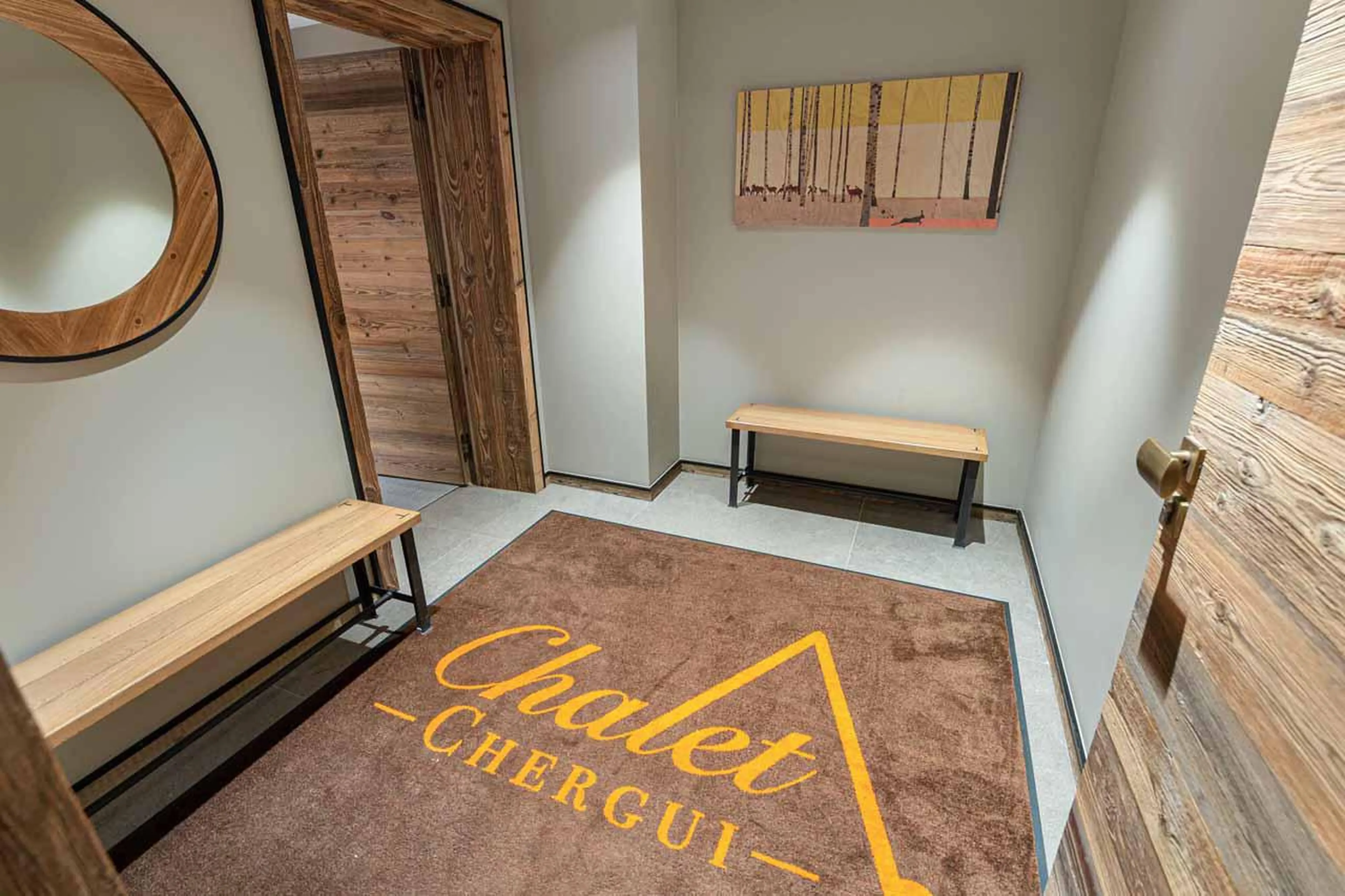 Entrance hall of Chalet Chergui in Meribel