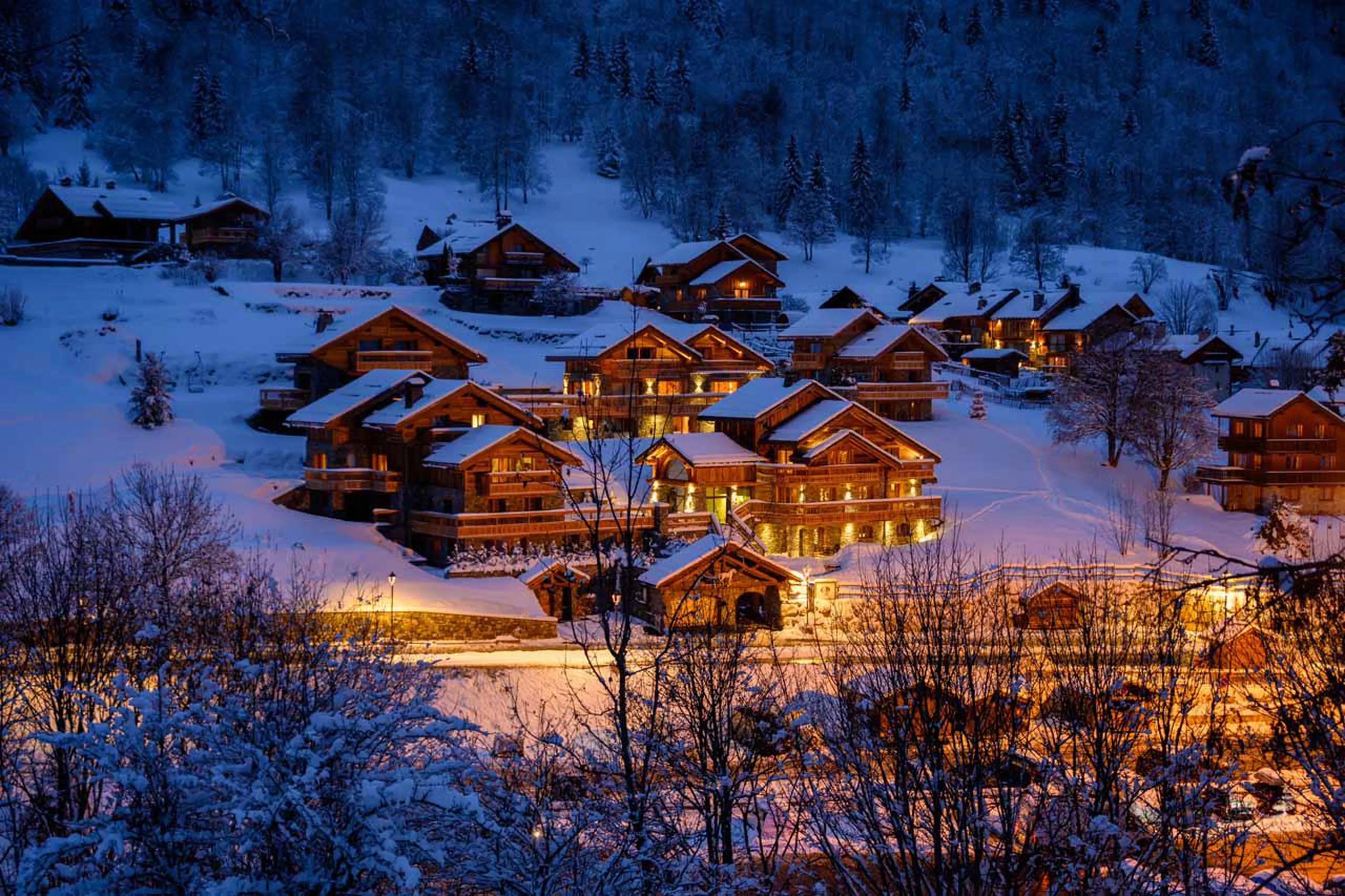View of Chalet Cheval Blanc in Meribel