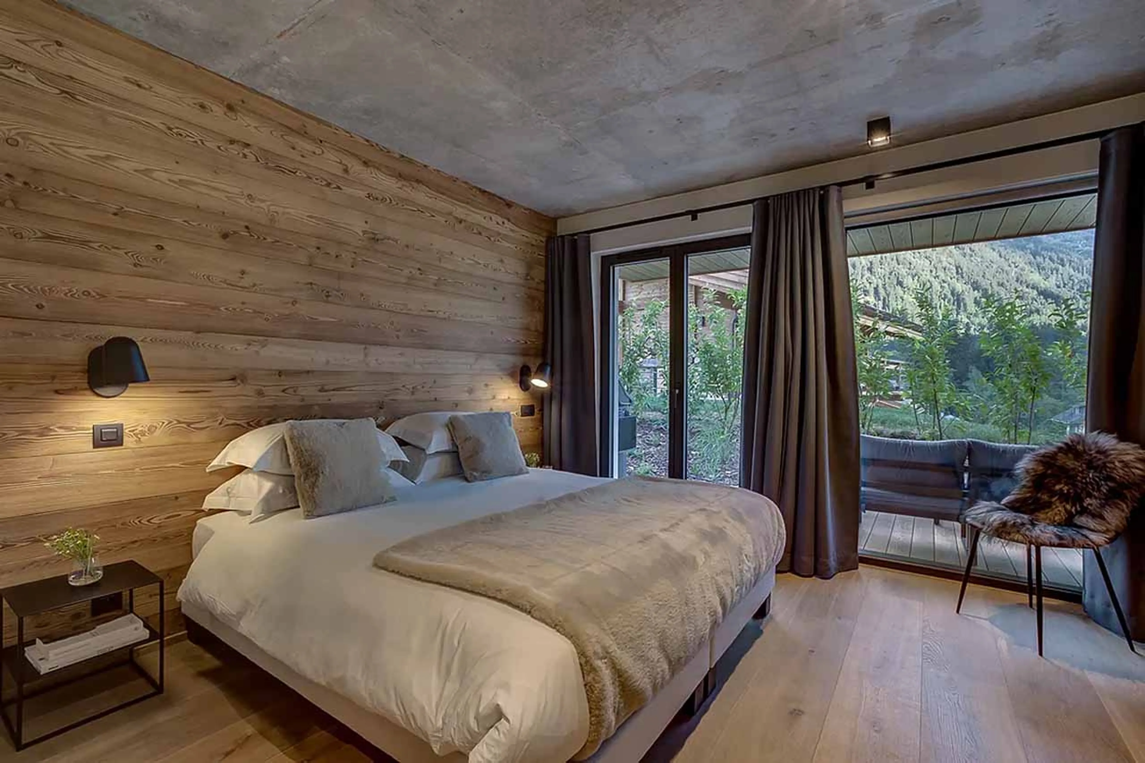 Bedroom three at Chalet Chouca in Chamonix