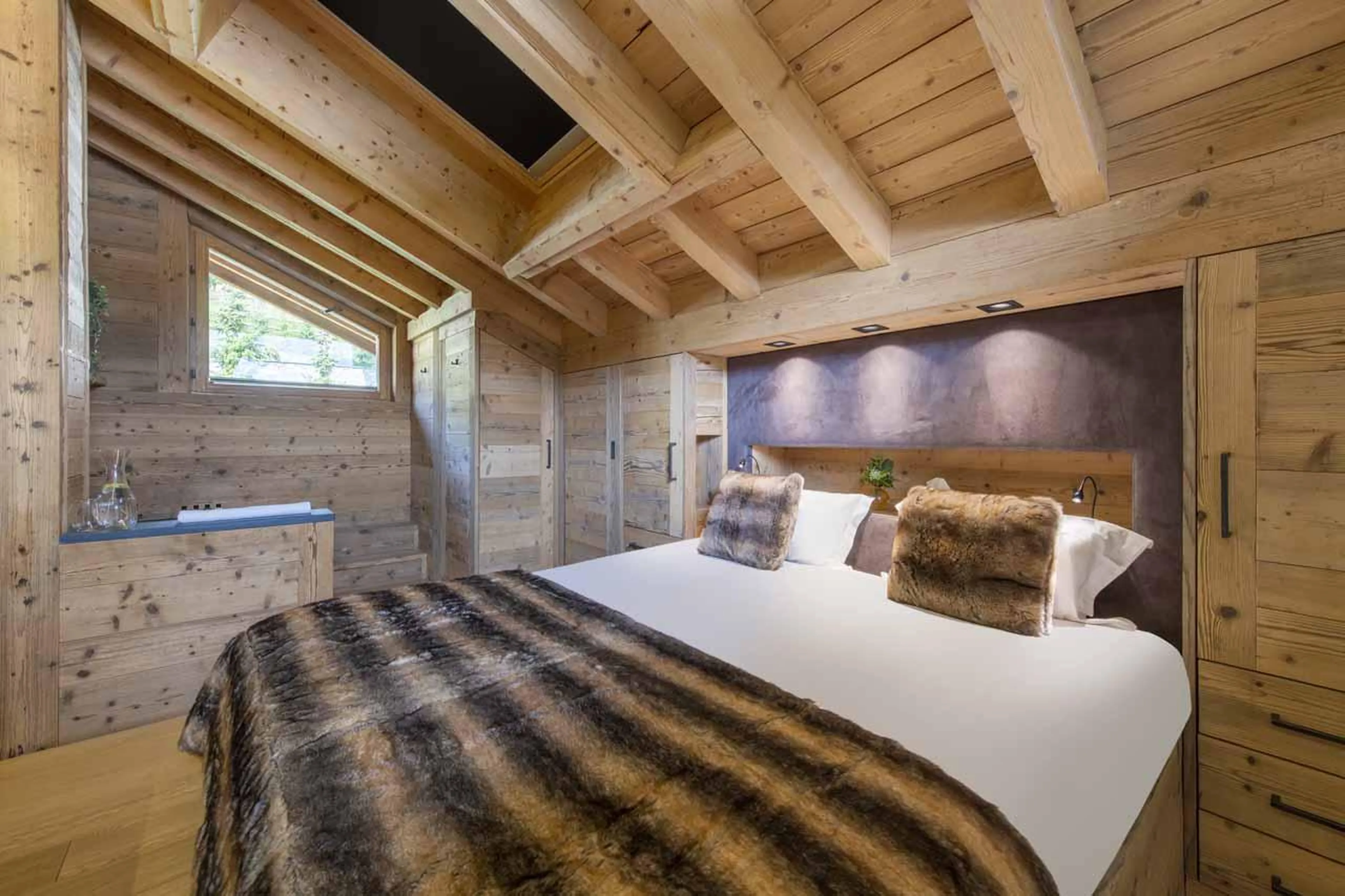 Bedroom four at Chalet Clambinet in Verbier