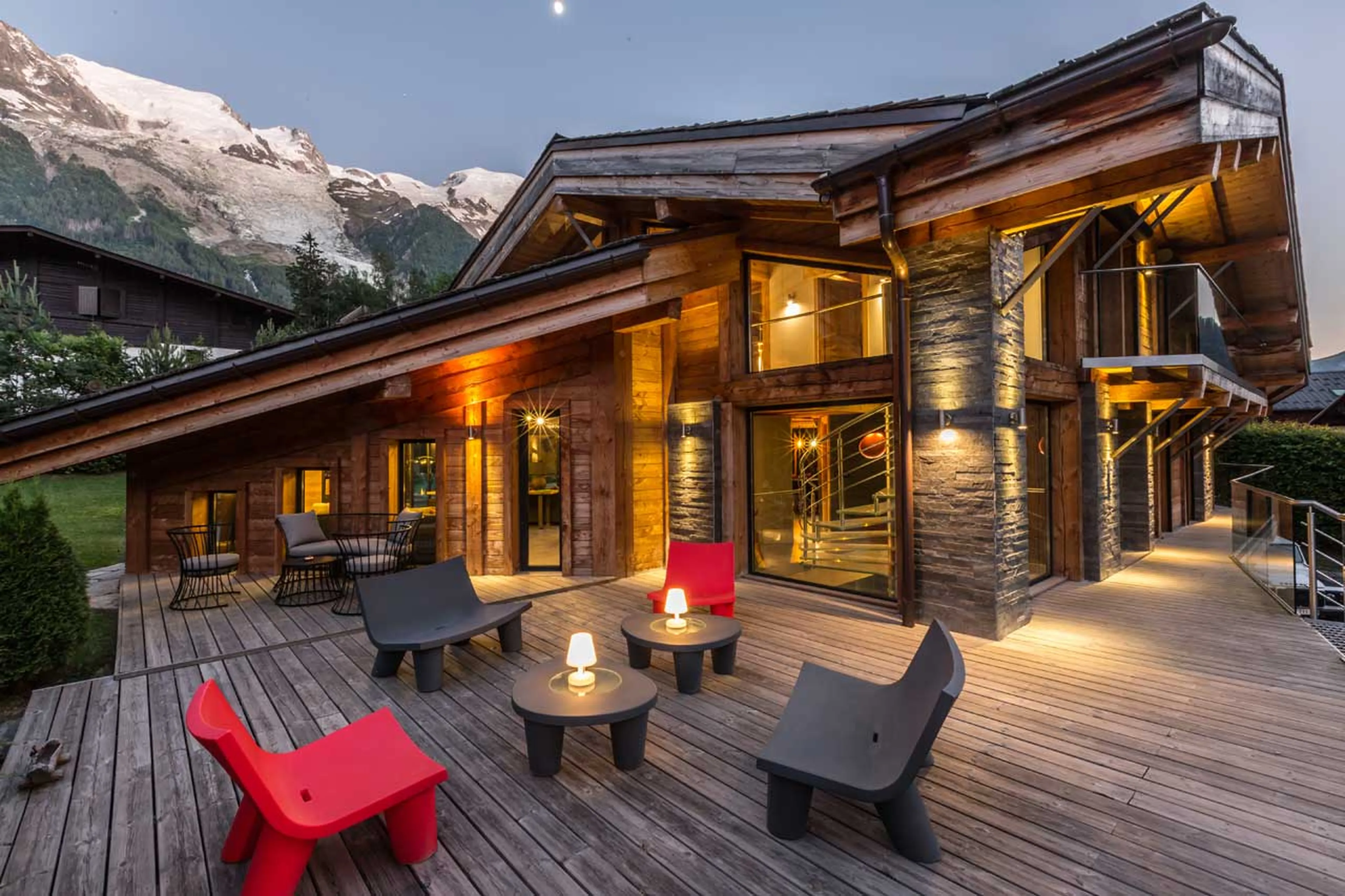 Exterior of Chalet Couttet in Chamonix