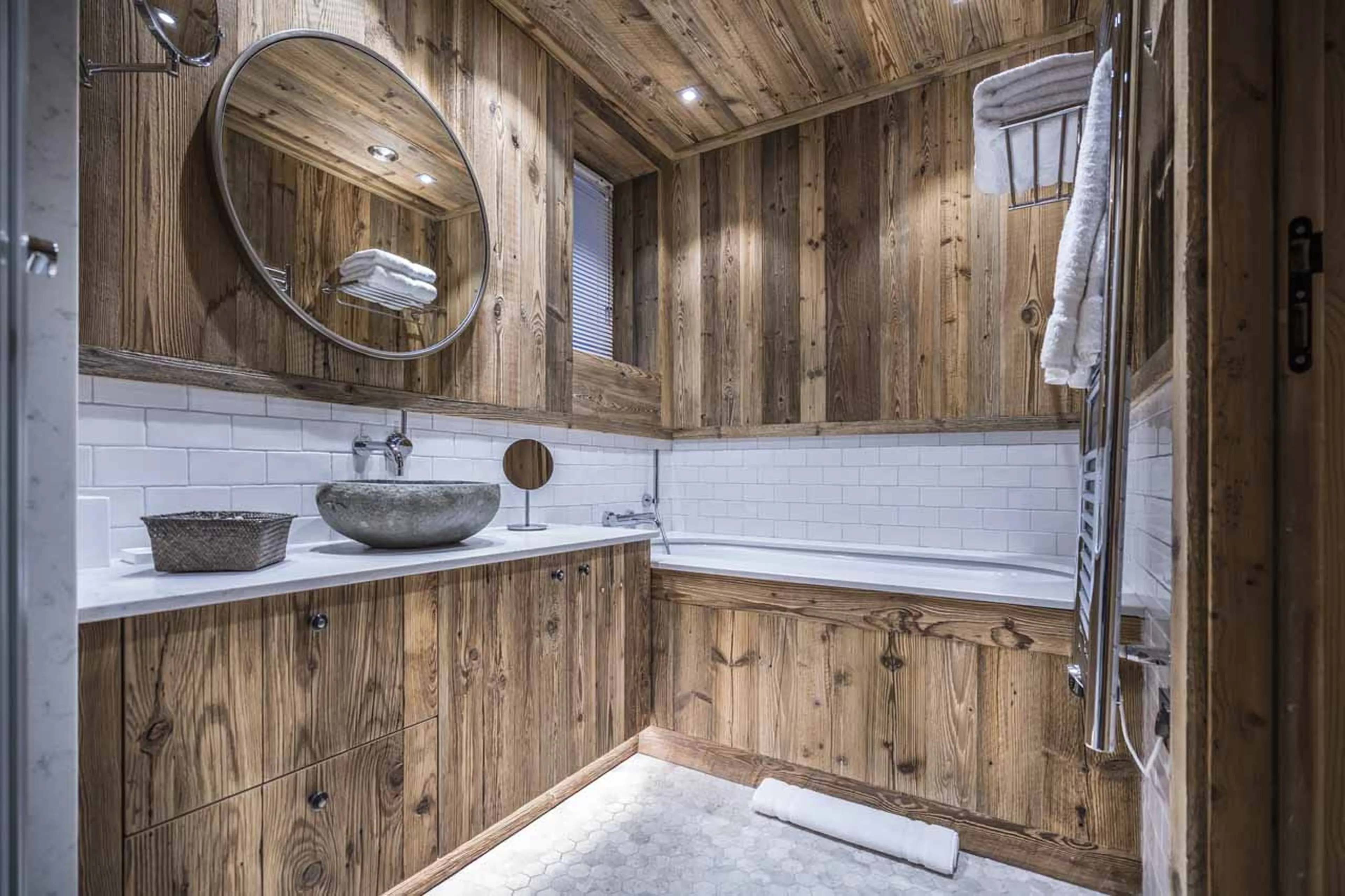Bathroom one at Chalet Cristal B in Val d'Isere