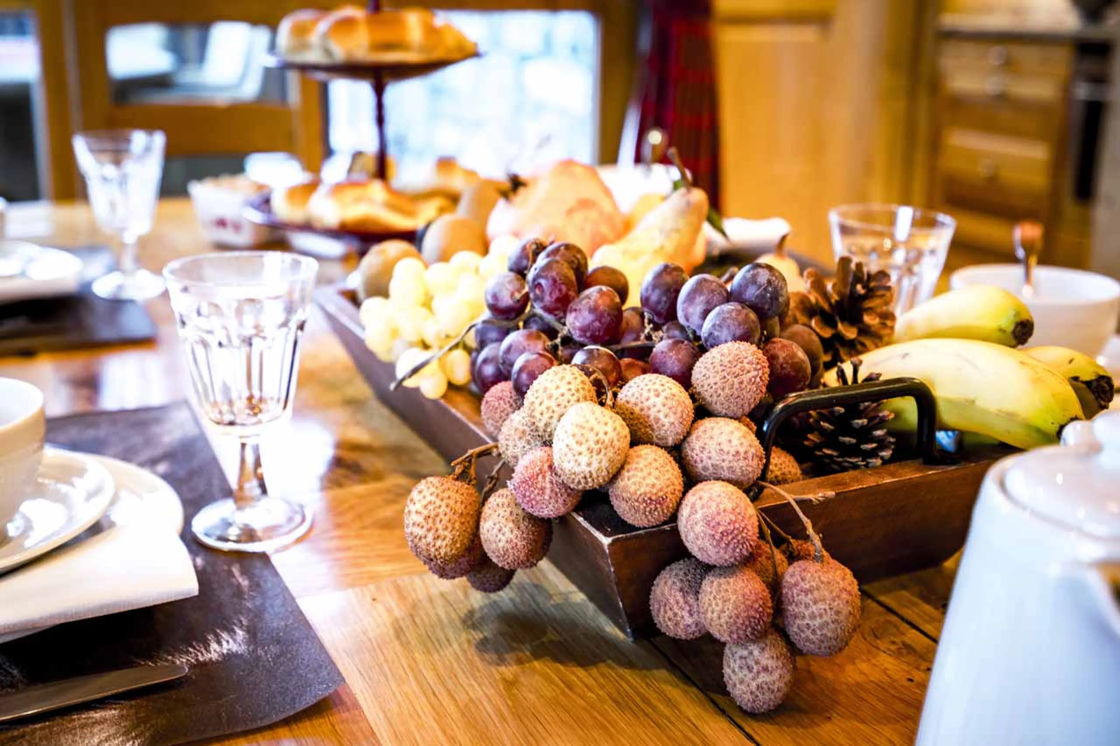 Dining area at Chalet Cristal B in Val d'Isere