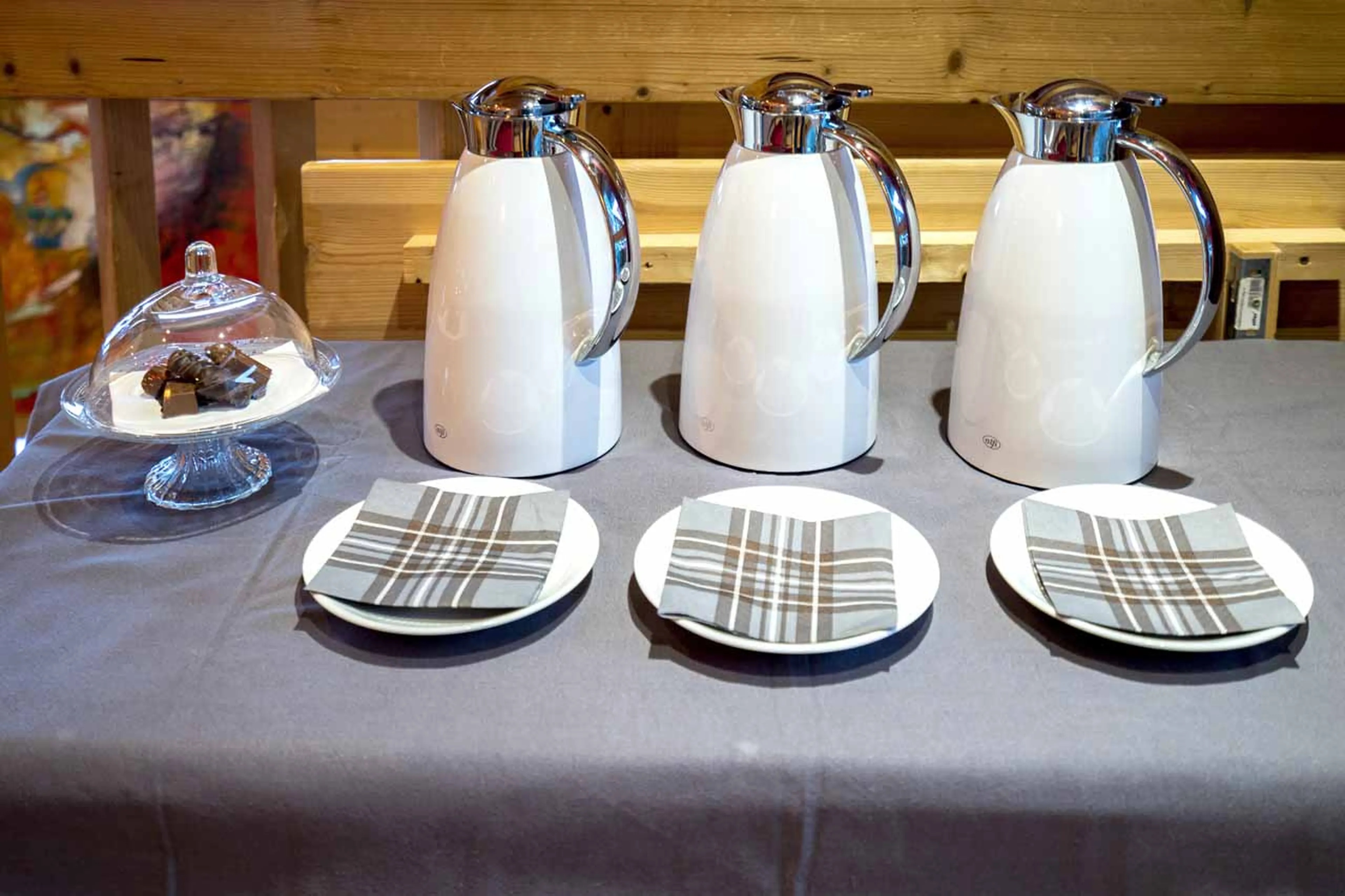 Tea time at Chalet Cristal B in Val d'Isere