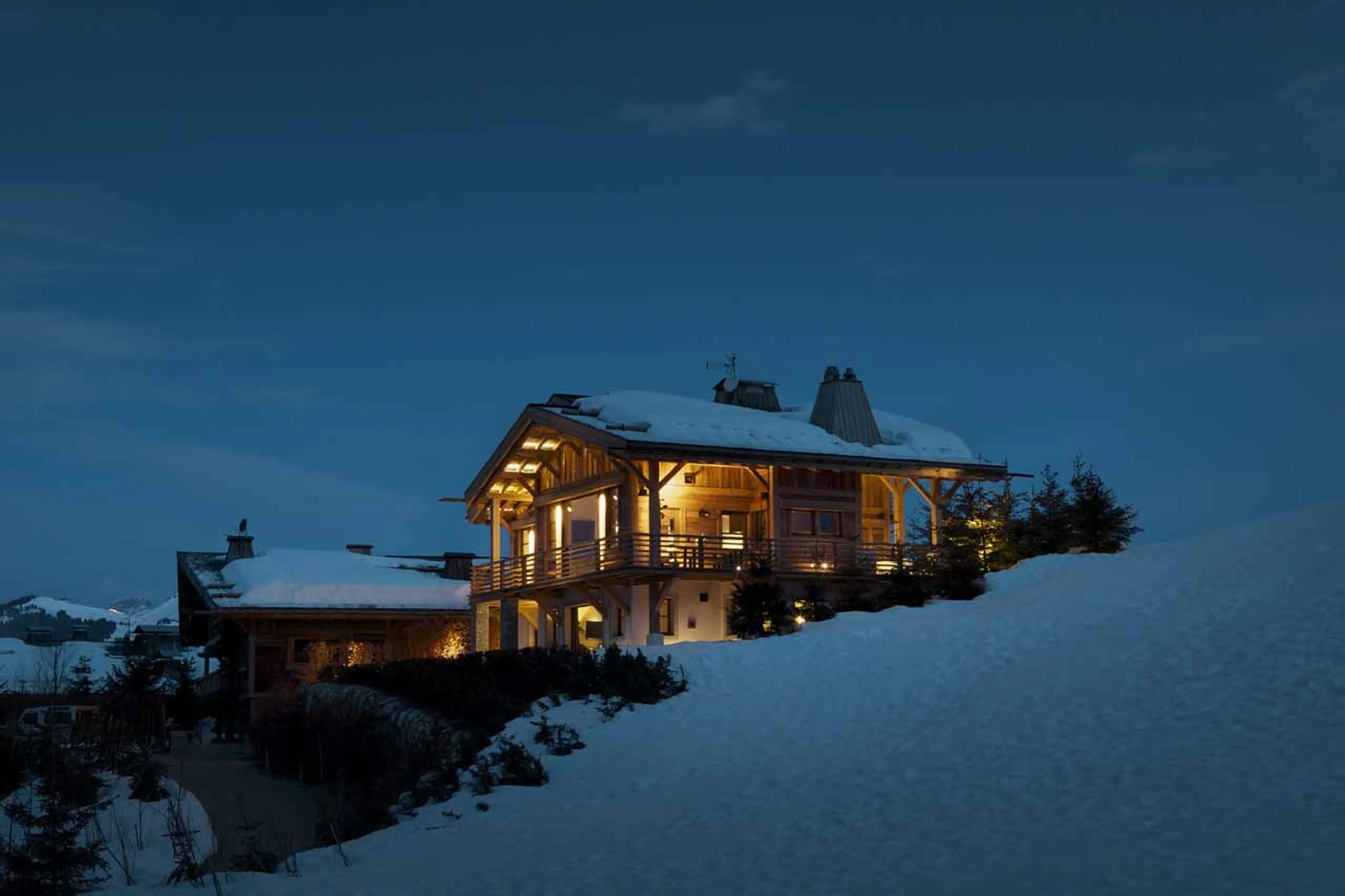 Exterior of Chalet Cyanella in Megeve