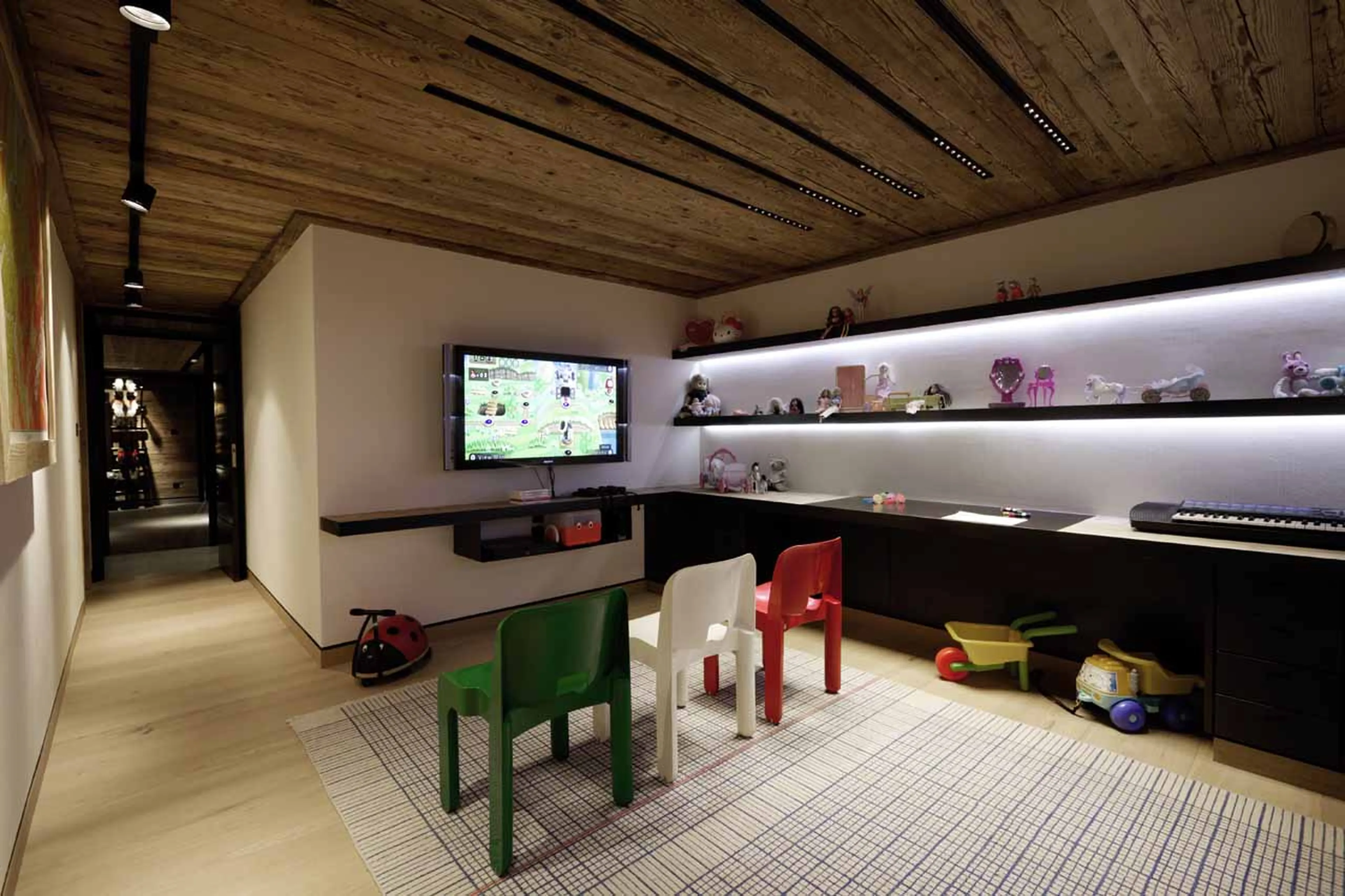 Playroom at Chalet Cyanella in Megeve