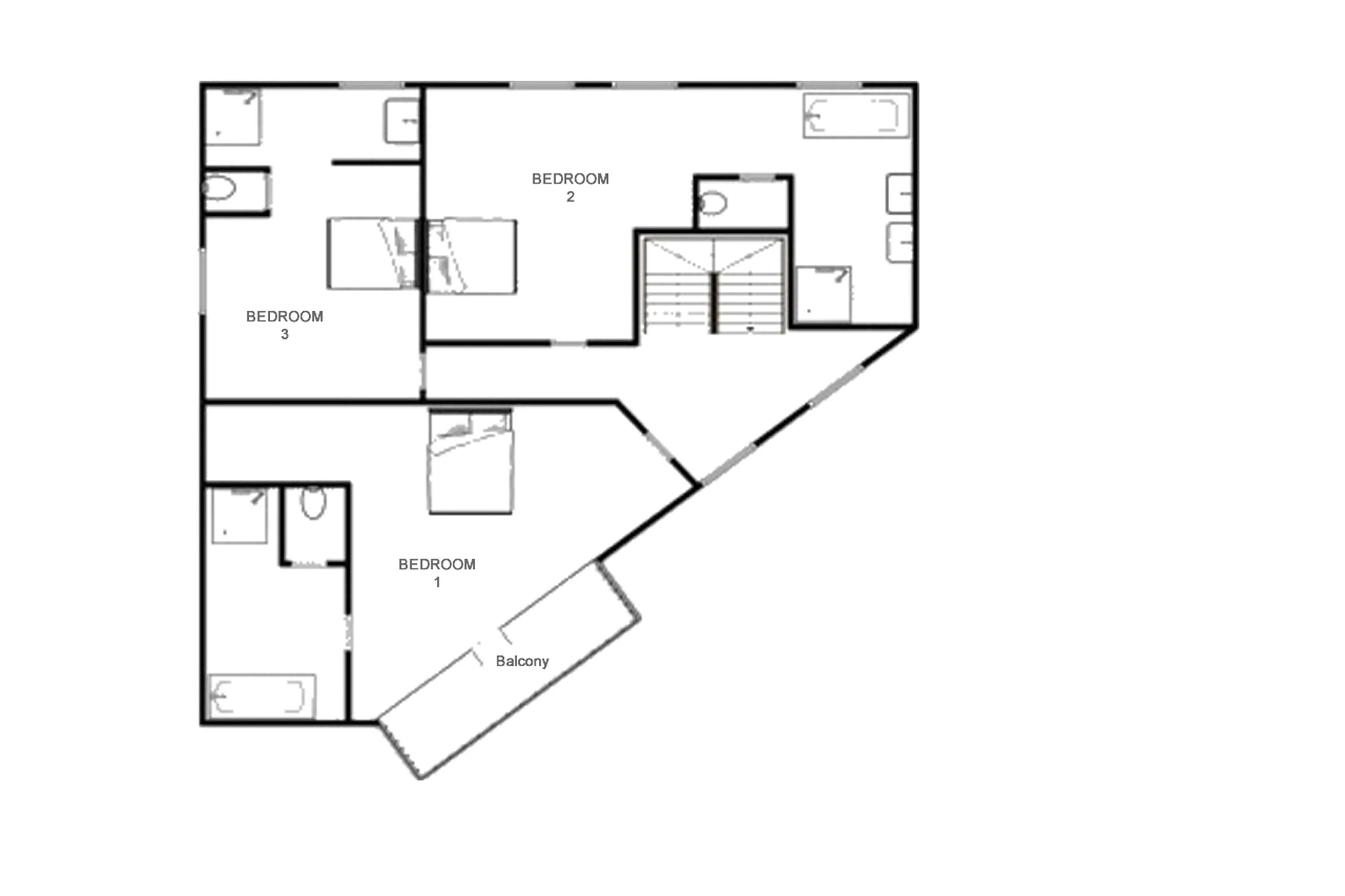 Level 1 floor plan of Chalet Daria in Val d'Isere