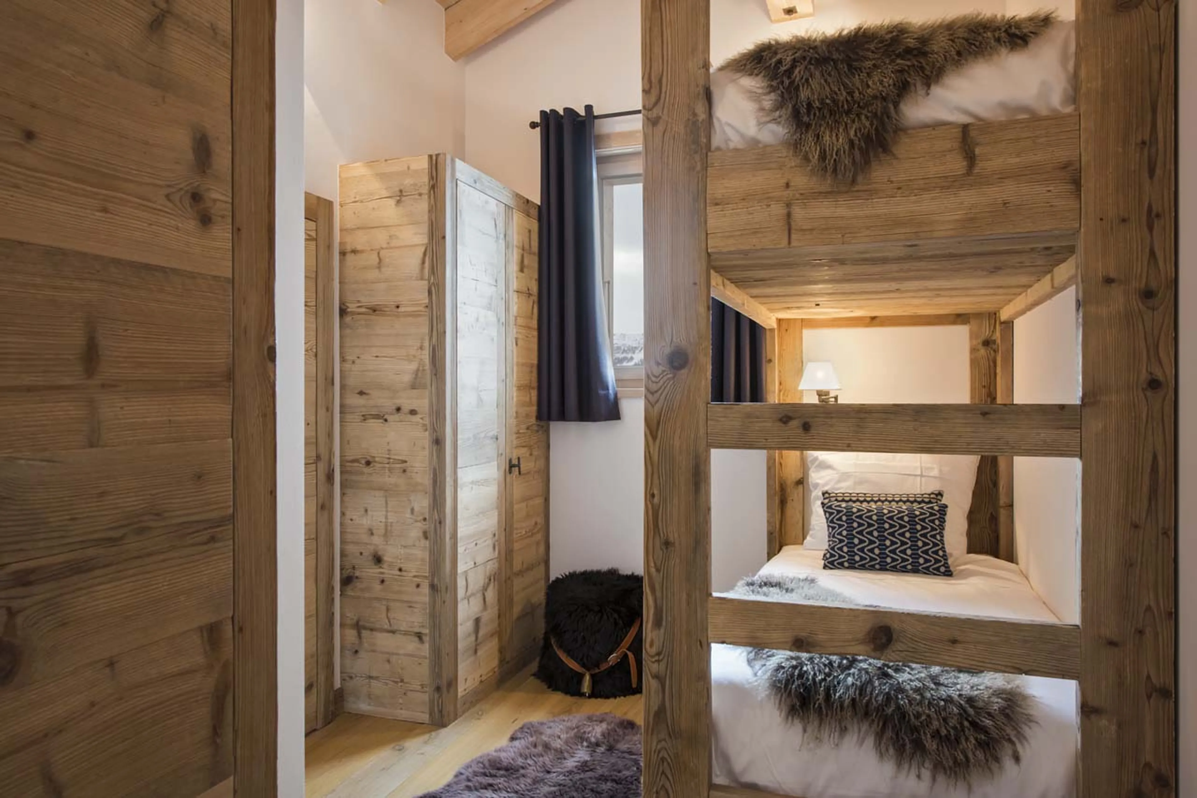 Bedroom four in Chalet Delormes in Verbier