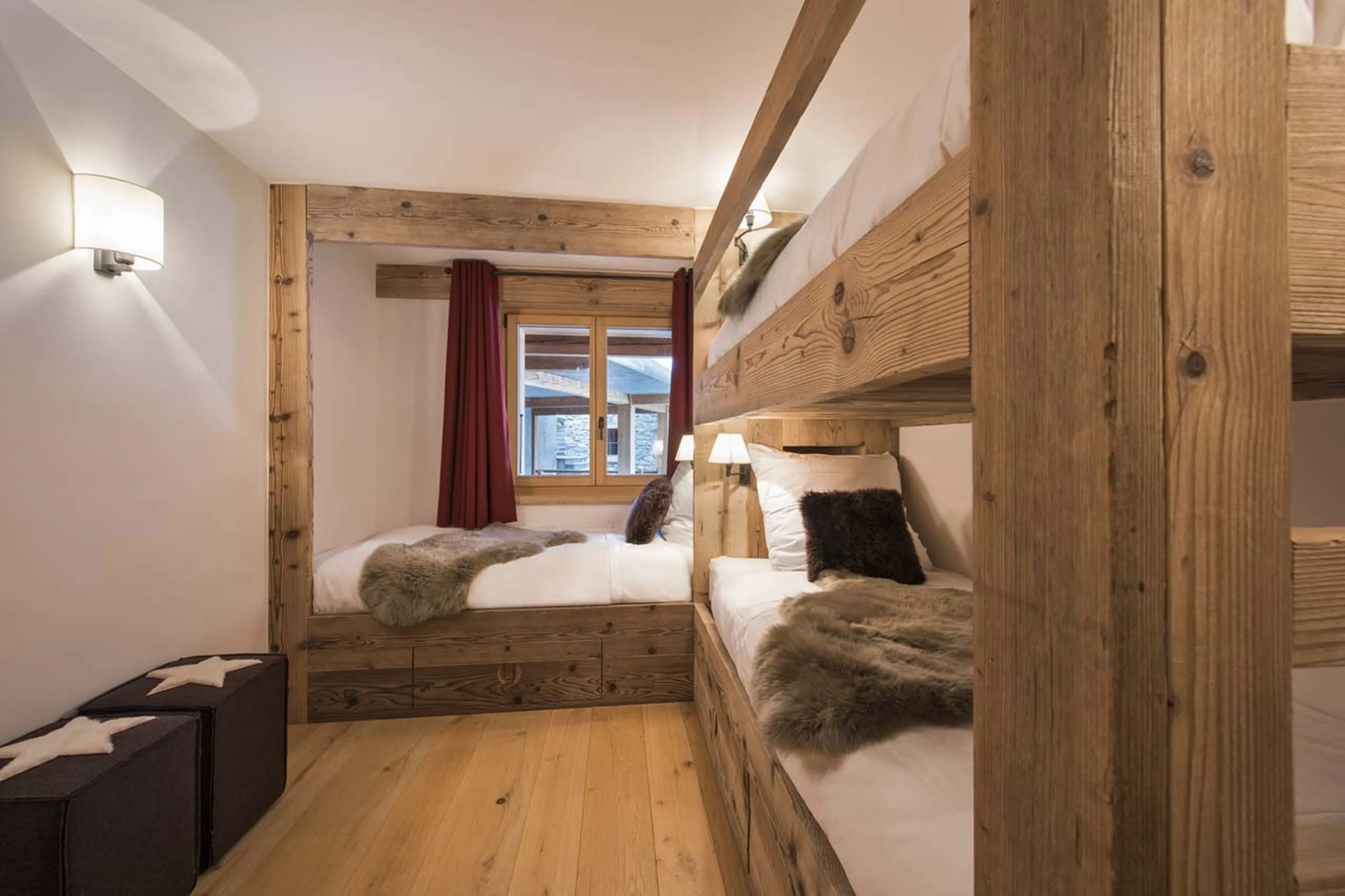 Bedroom seven in Chalet Delormes in Verbier