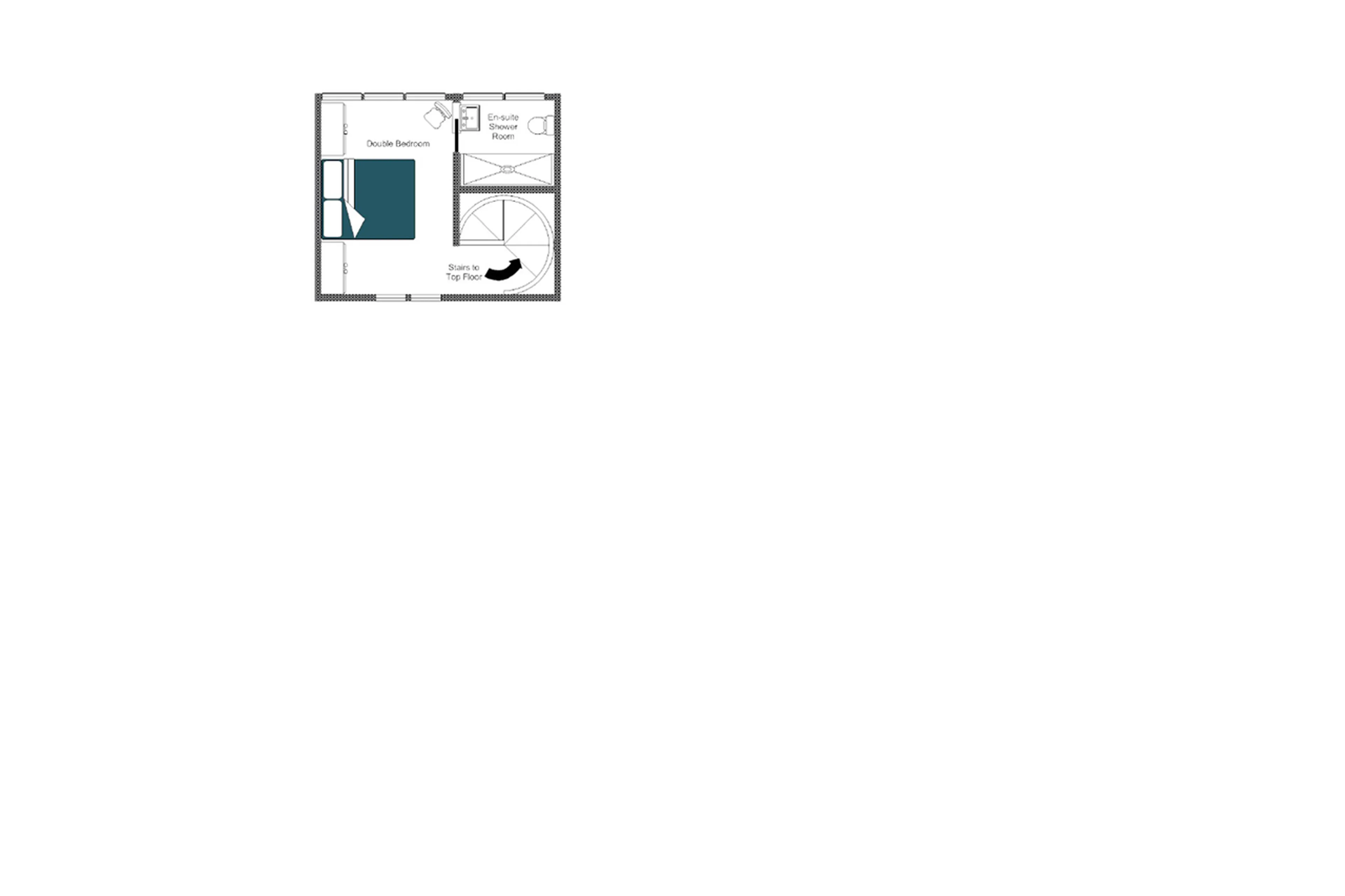 Level 3 floor plan of Chalet Delormes in Verbier