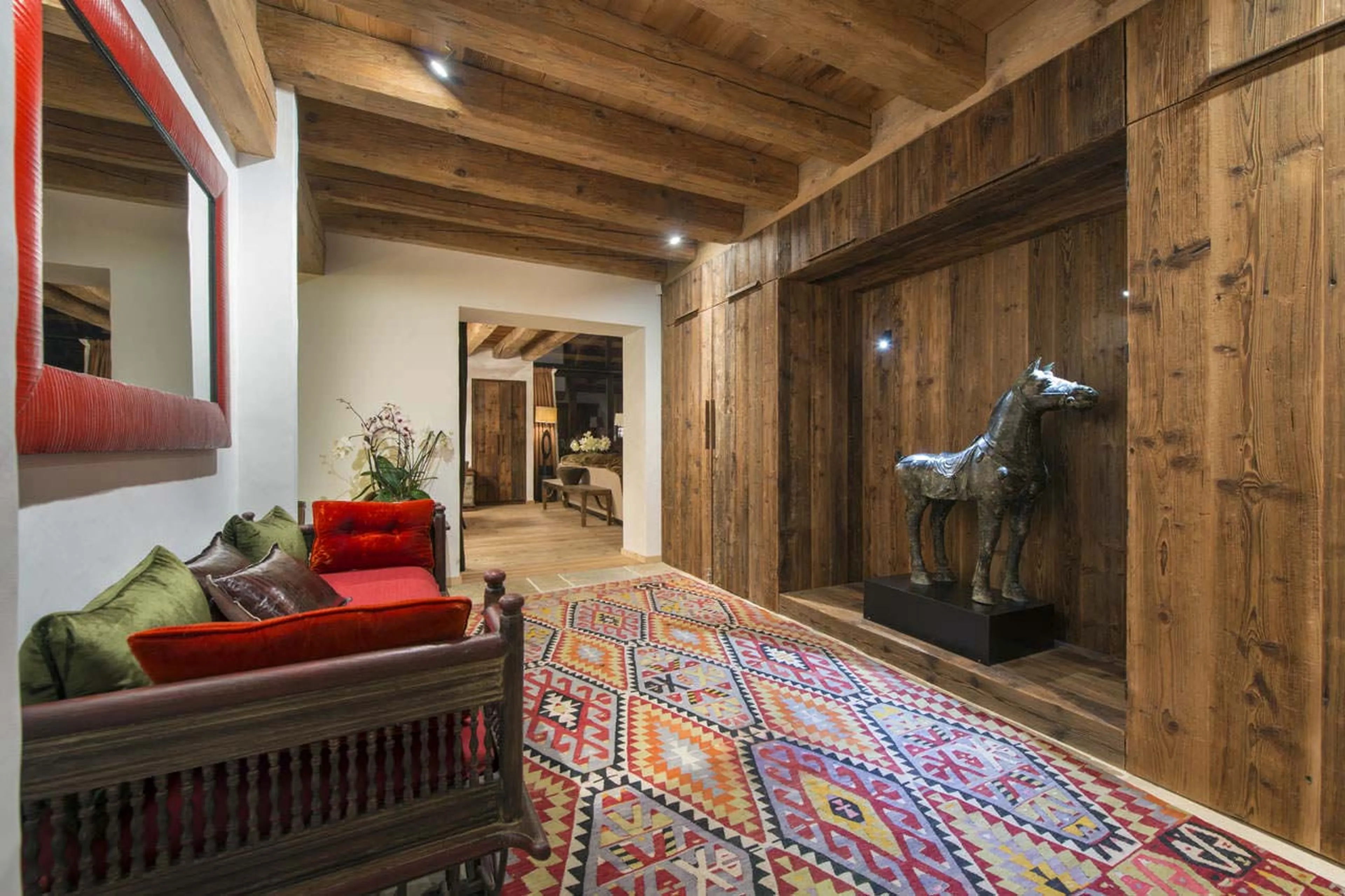 Entrance hall of Chalet Dent Blanche in Verbier