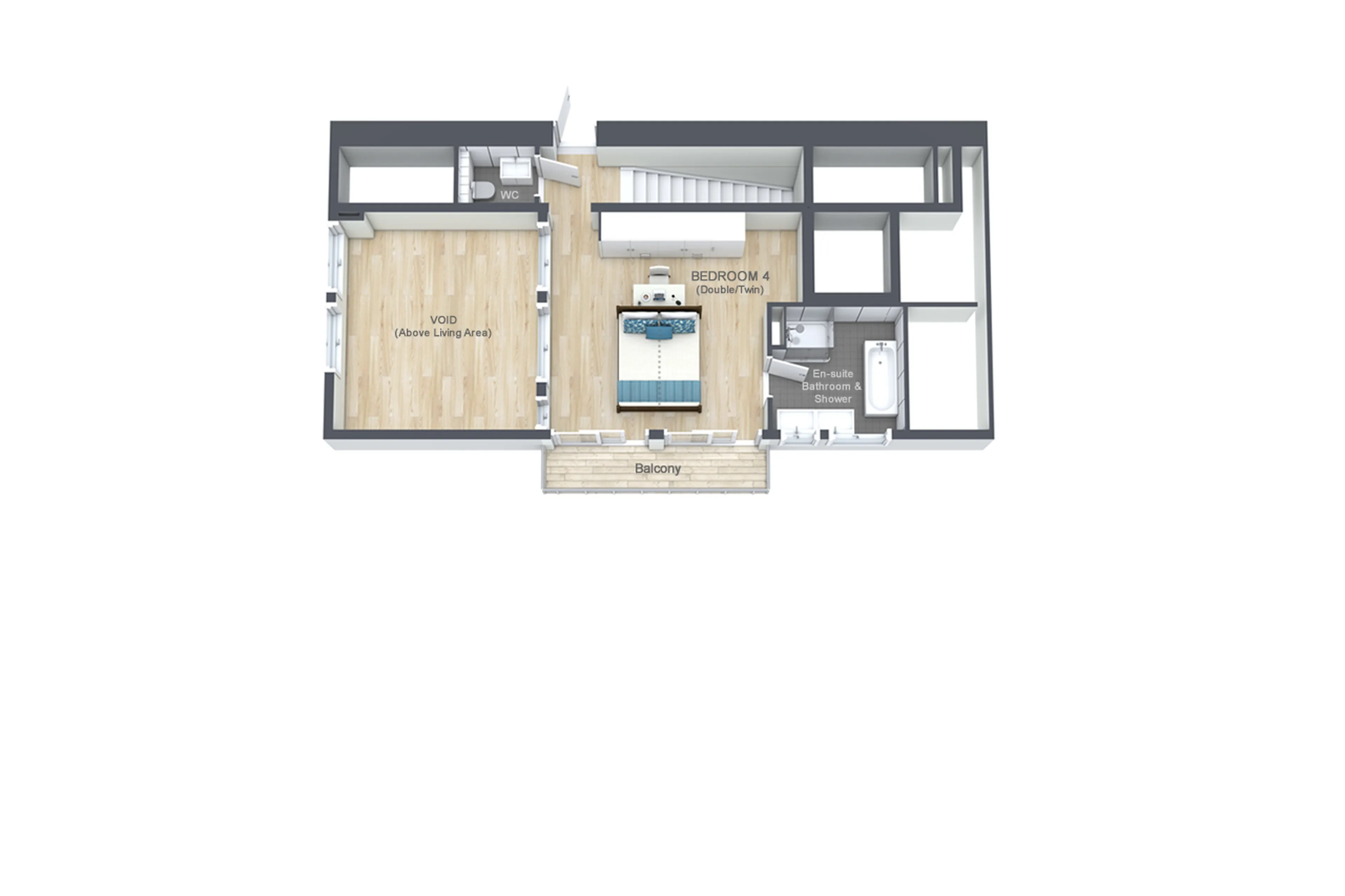 Level 3 floor plan of Chalet des Legendes in Val d'Isere