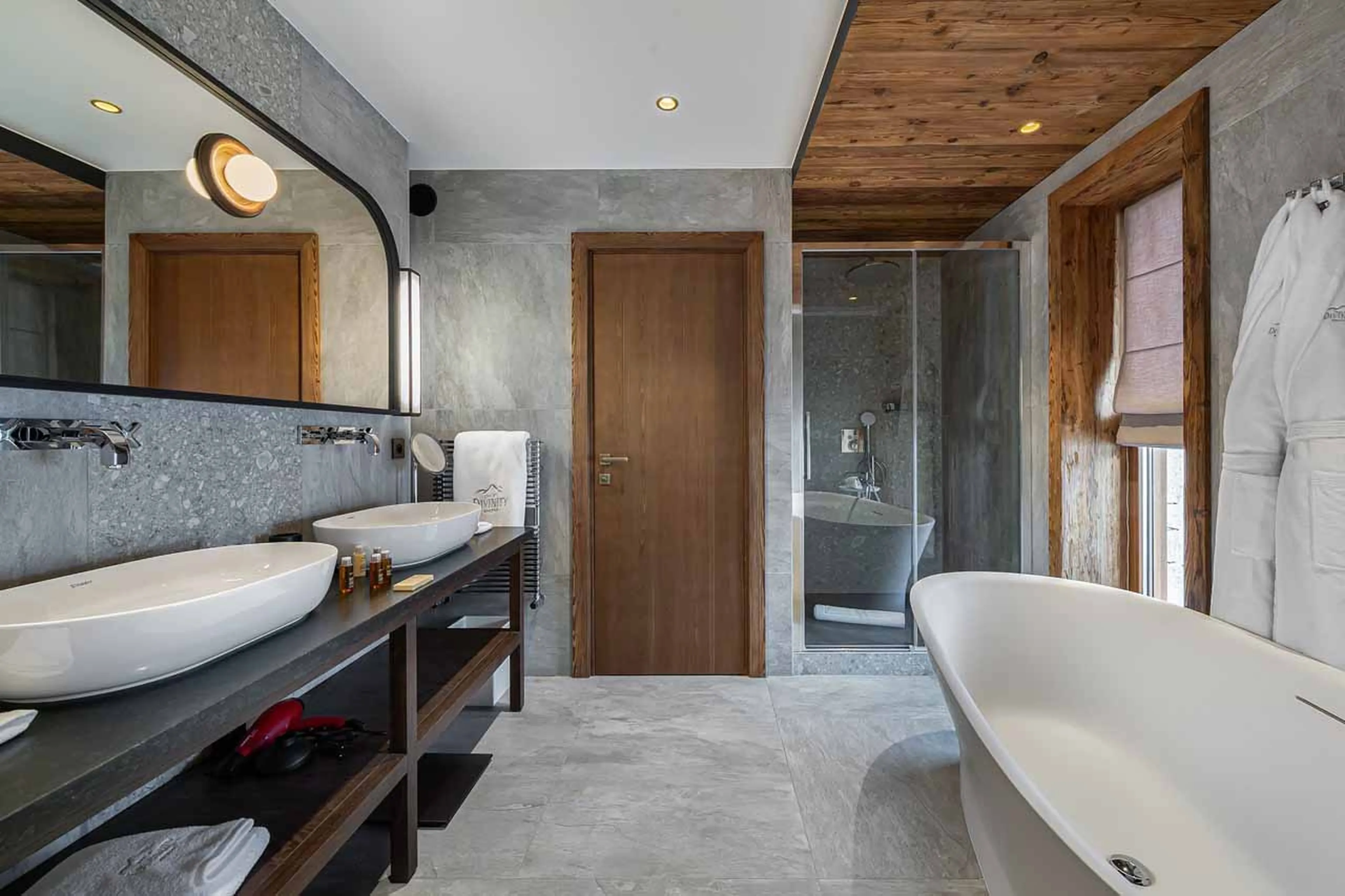Bathroom four at Chalet Divinity in Megeve