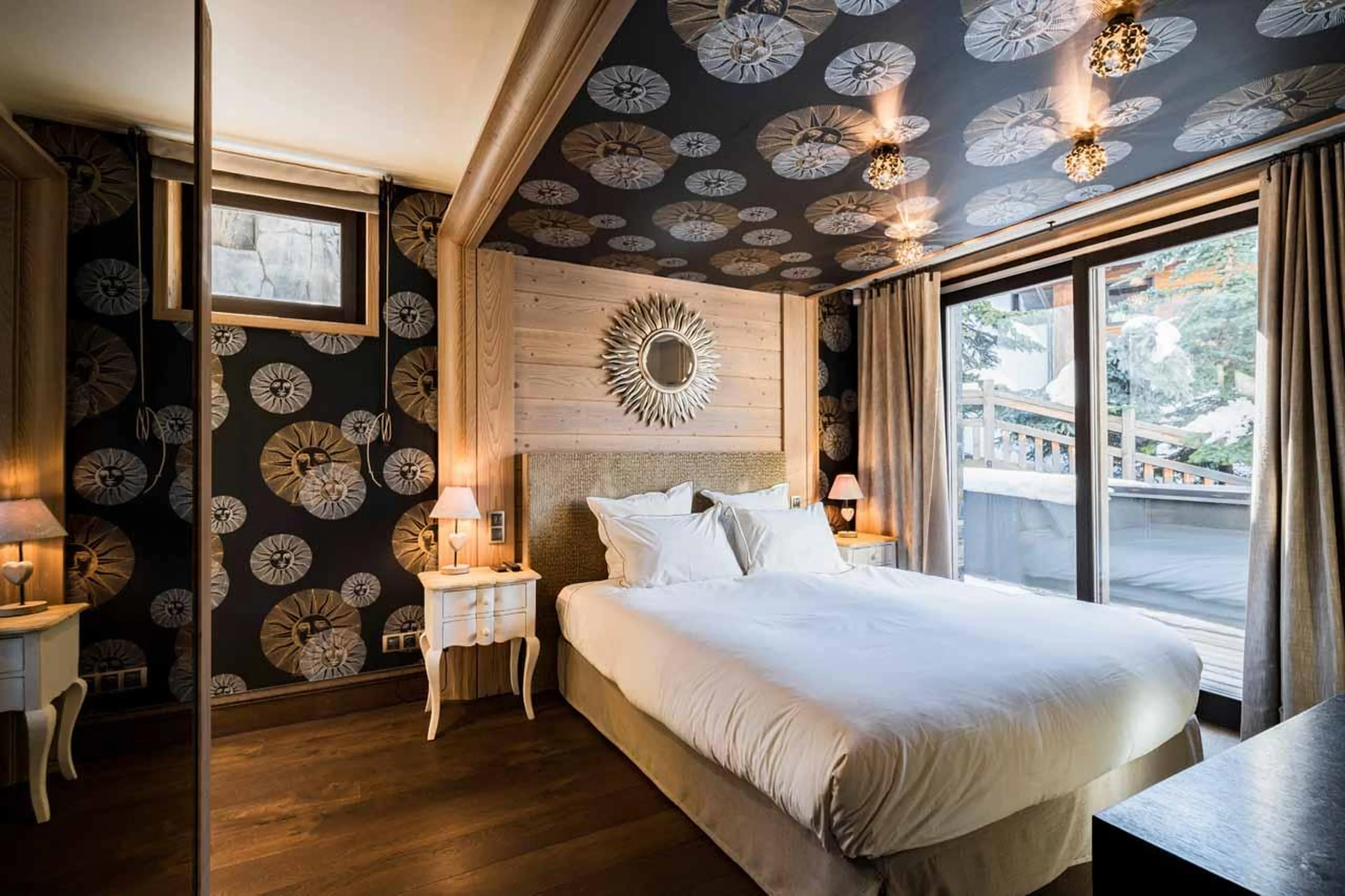 Bedroom five at Chalet Dolce Vita in Courchevel 1650