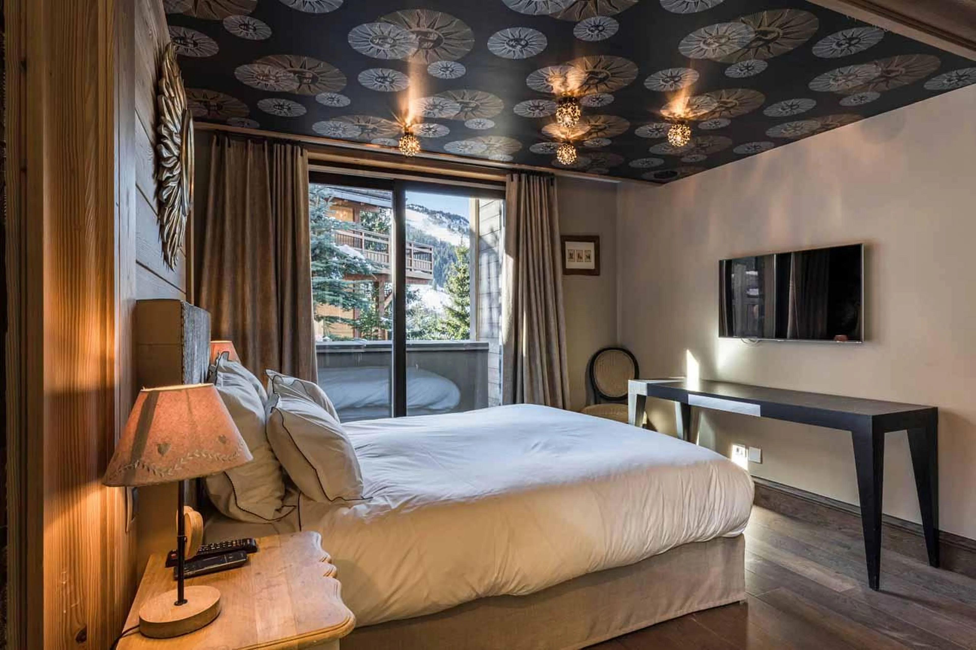 Bedroom five at Chalet Dolce Vita in Courchevel 1650