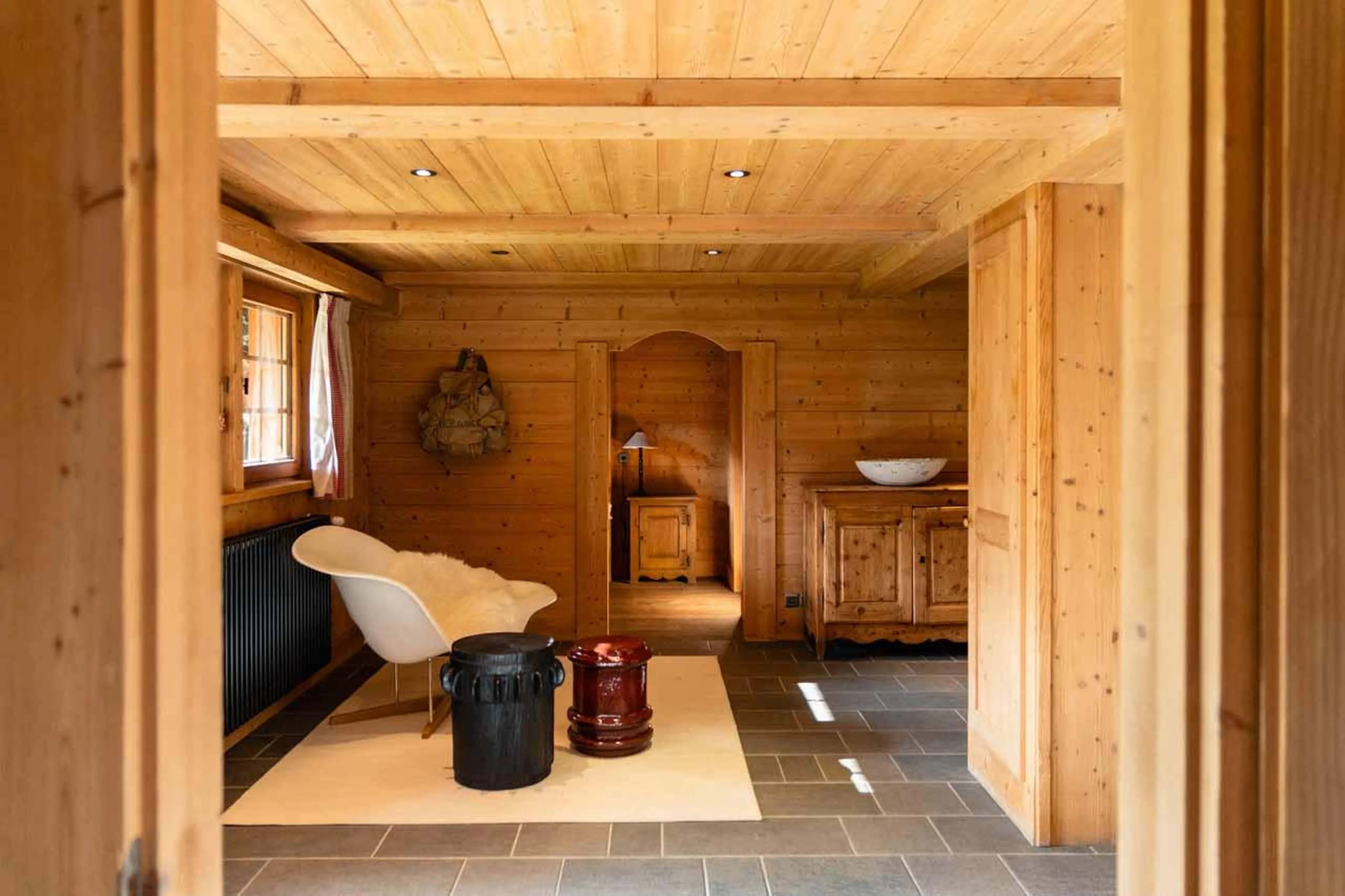 Living area in Chalet Donatien, Megeve