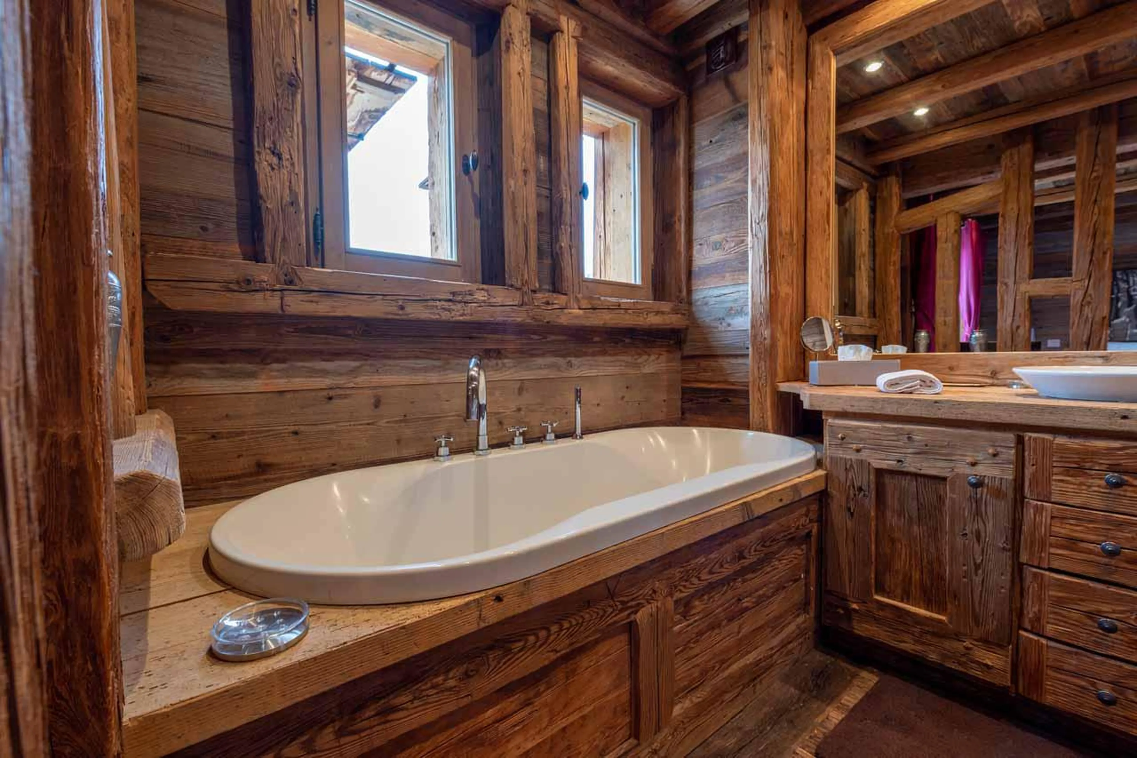 Bathroom at Chalet Druchka in Meribel
