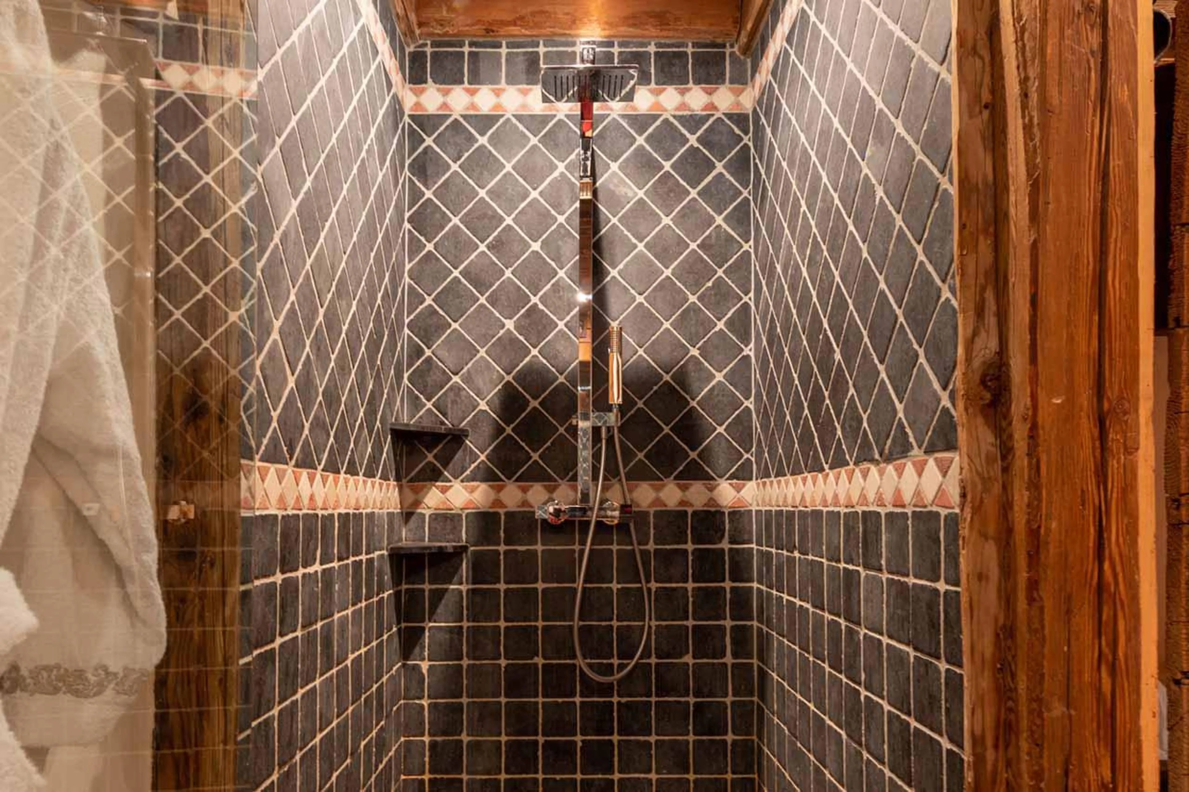 En-suite shower room at Chalet Druchka in Meribel