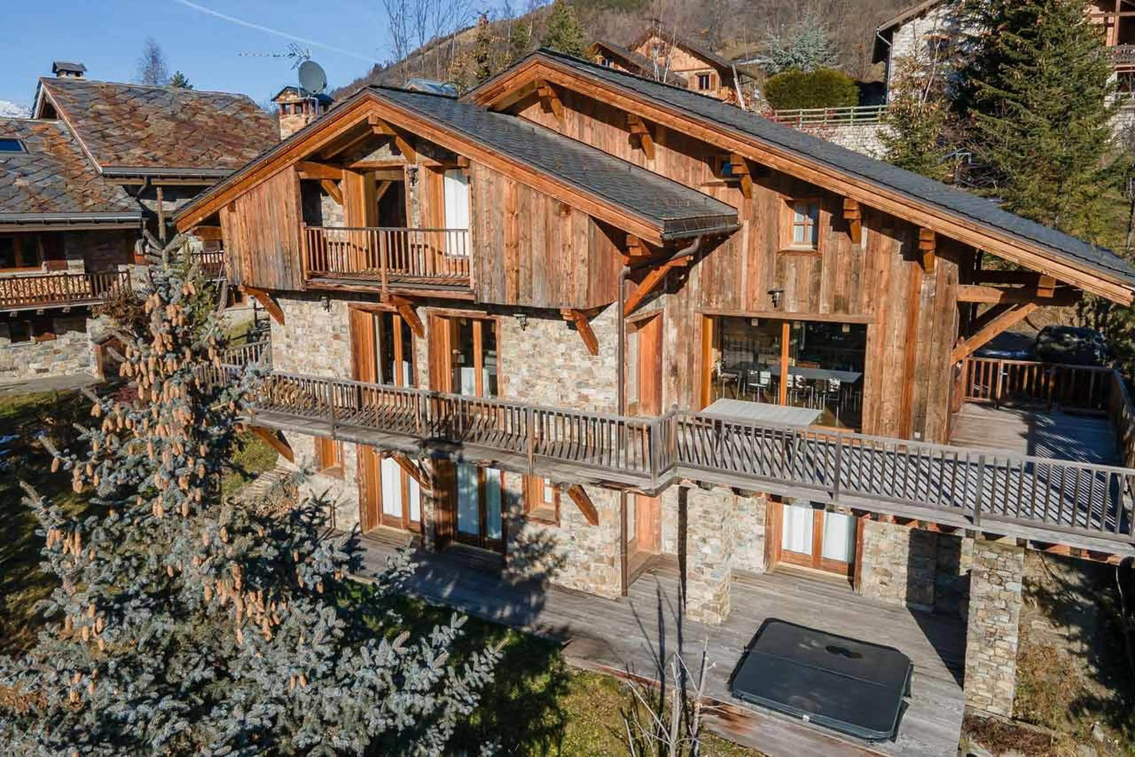 Exterior of Chalet Duchesse in St Martin de Belleville