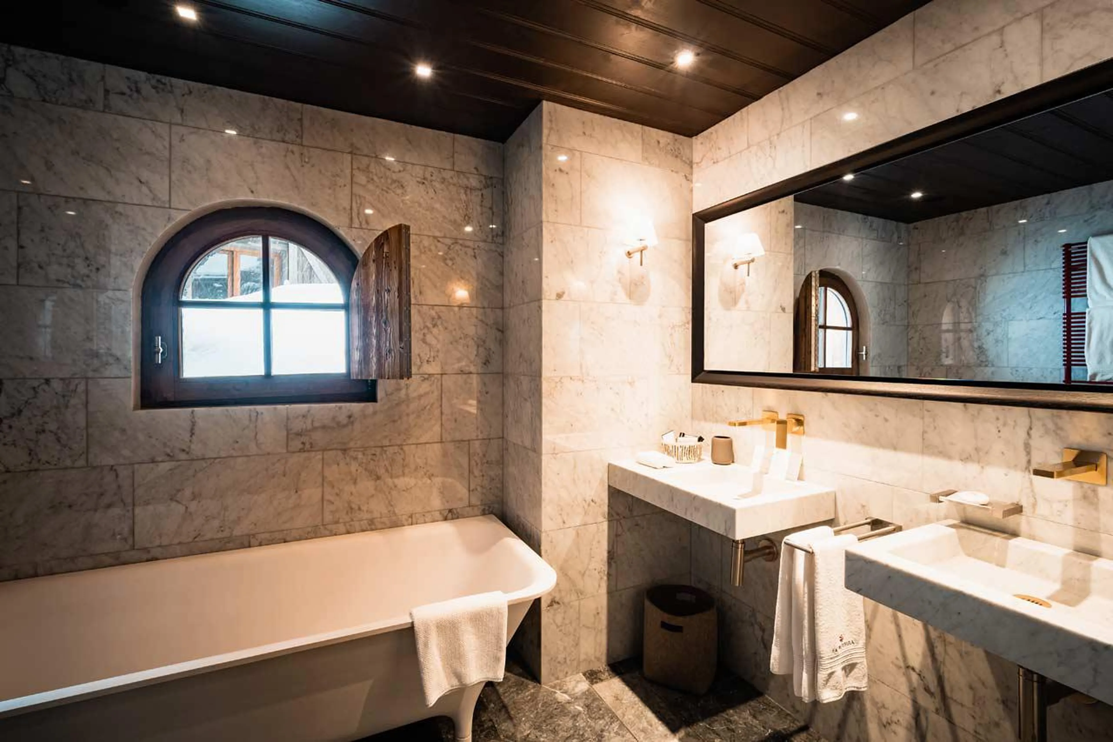En-suite bathroom in Chalet Ebene in Val d’ Isere