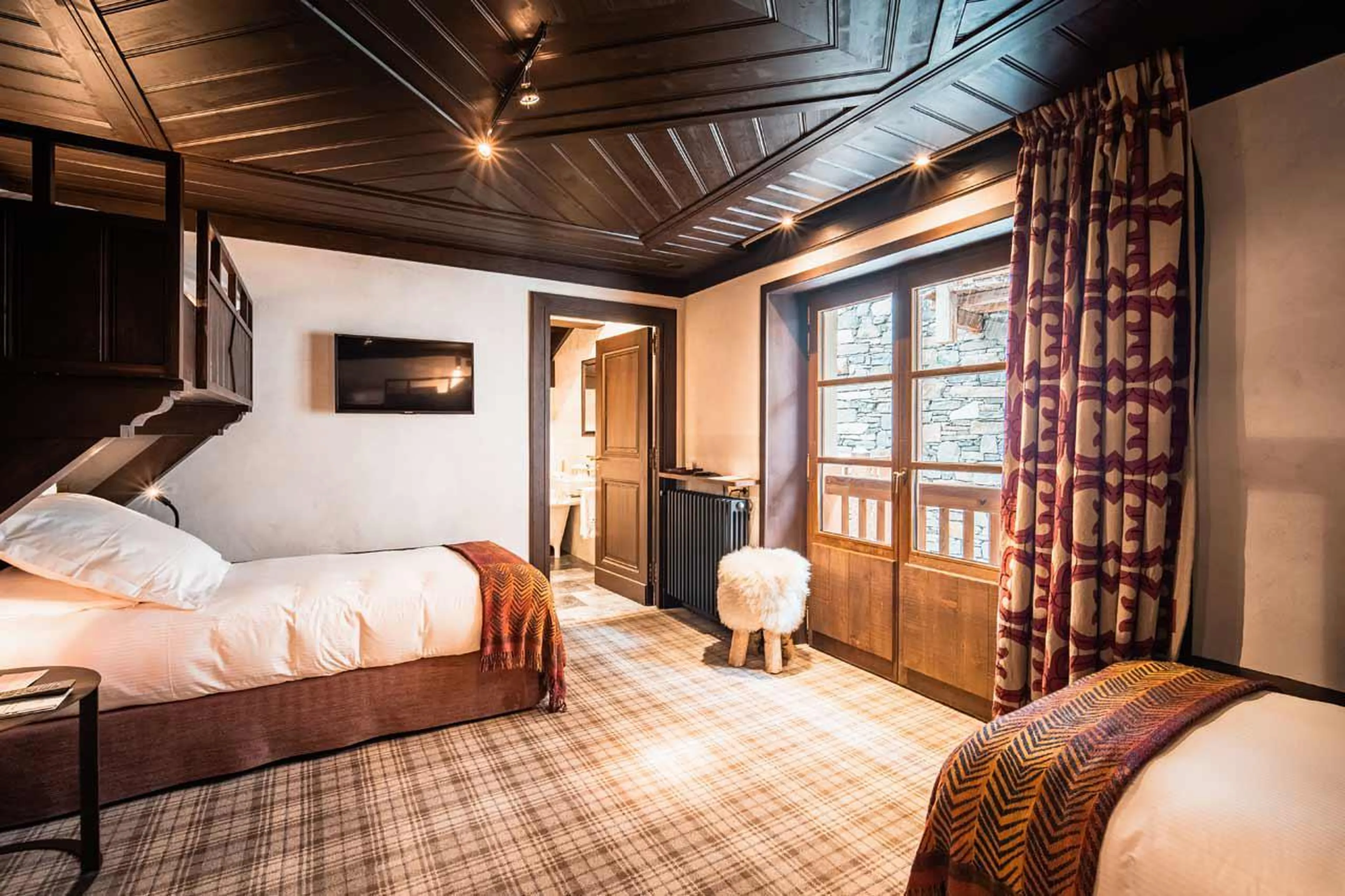 Bunk bedroom in Master double bedroom with en-suite bathroom