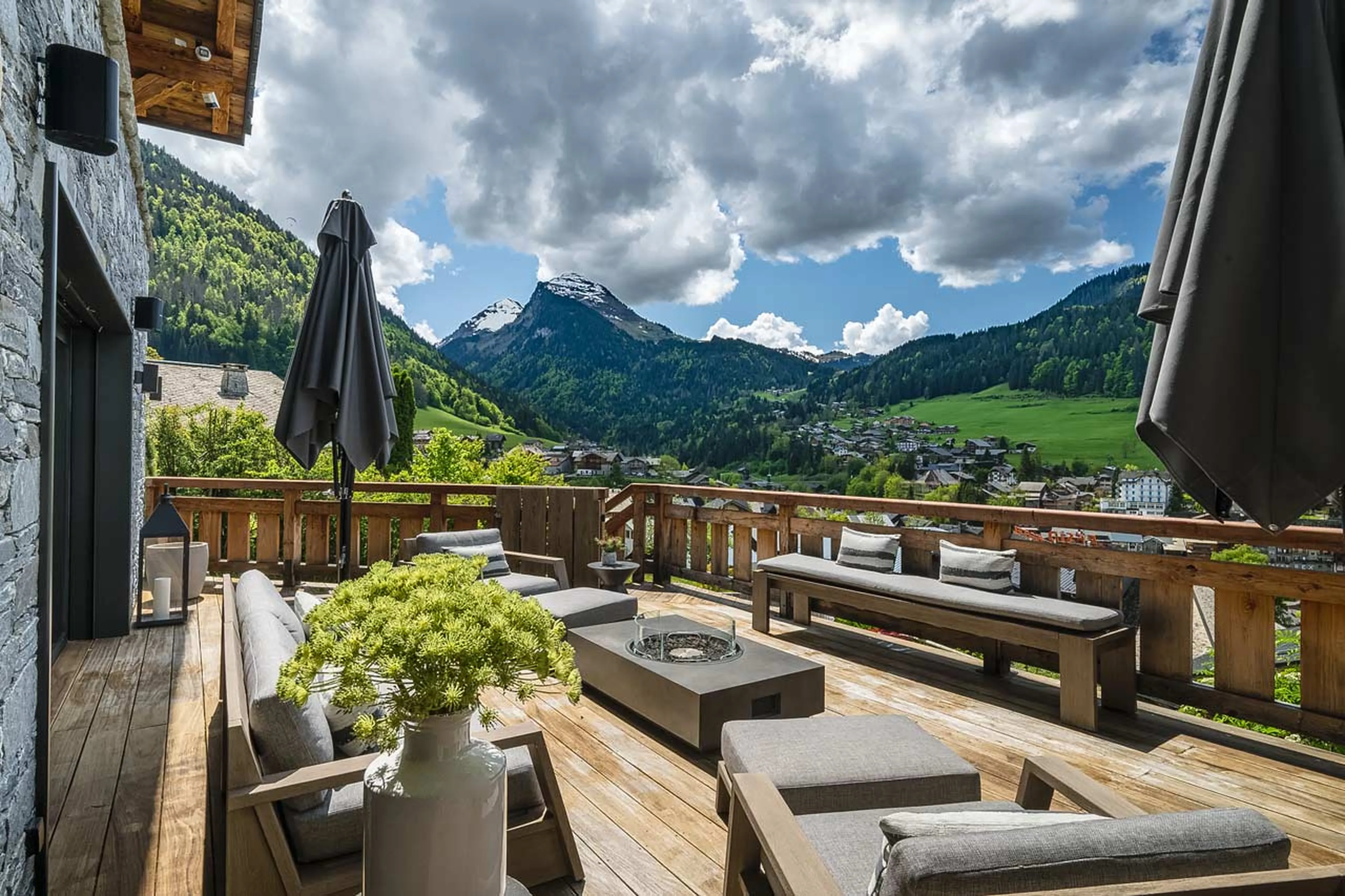 Outdoor living at Chalet Ecliptique in Morzine