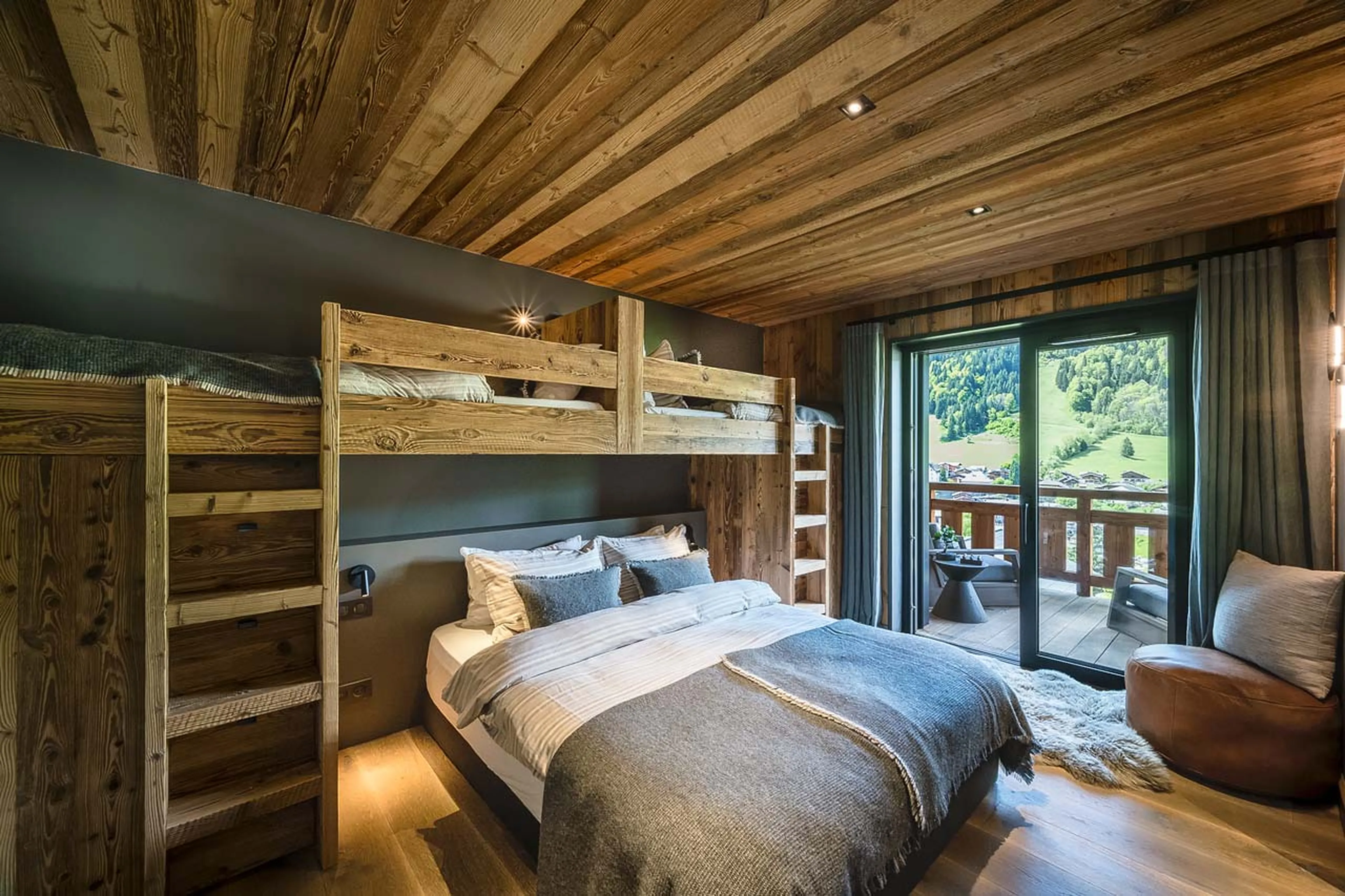 Bedroom two at Chalet Ecliptique in Morzine