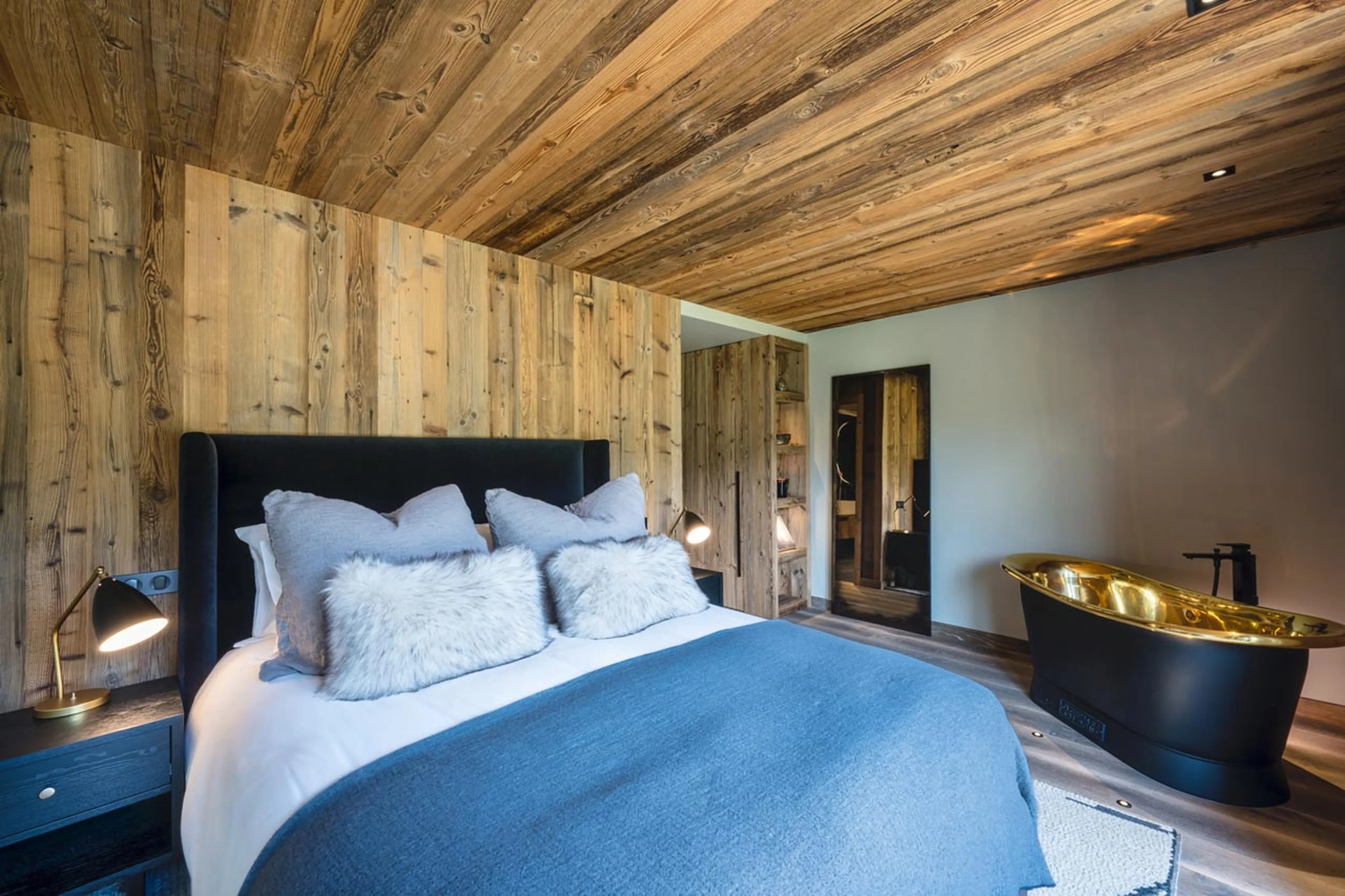 Bedroom five at Chalet Ecliptique in Morzine