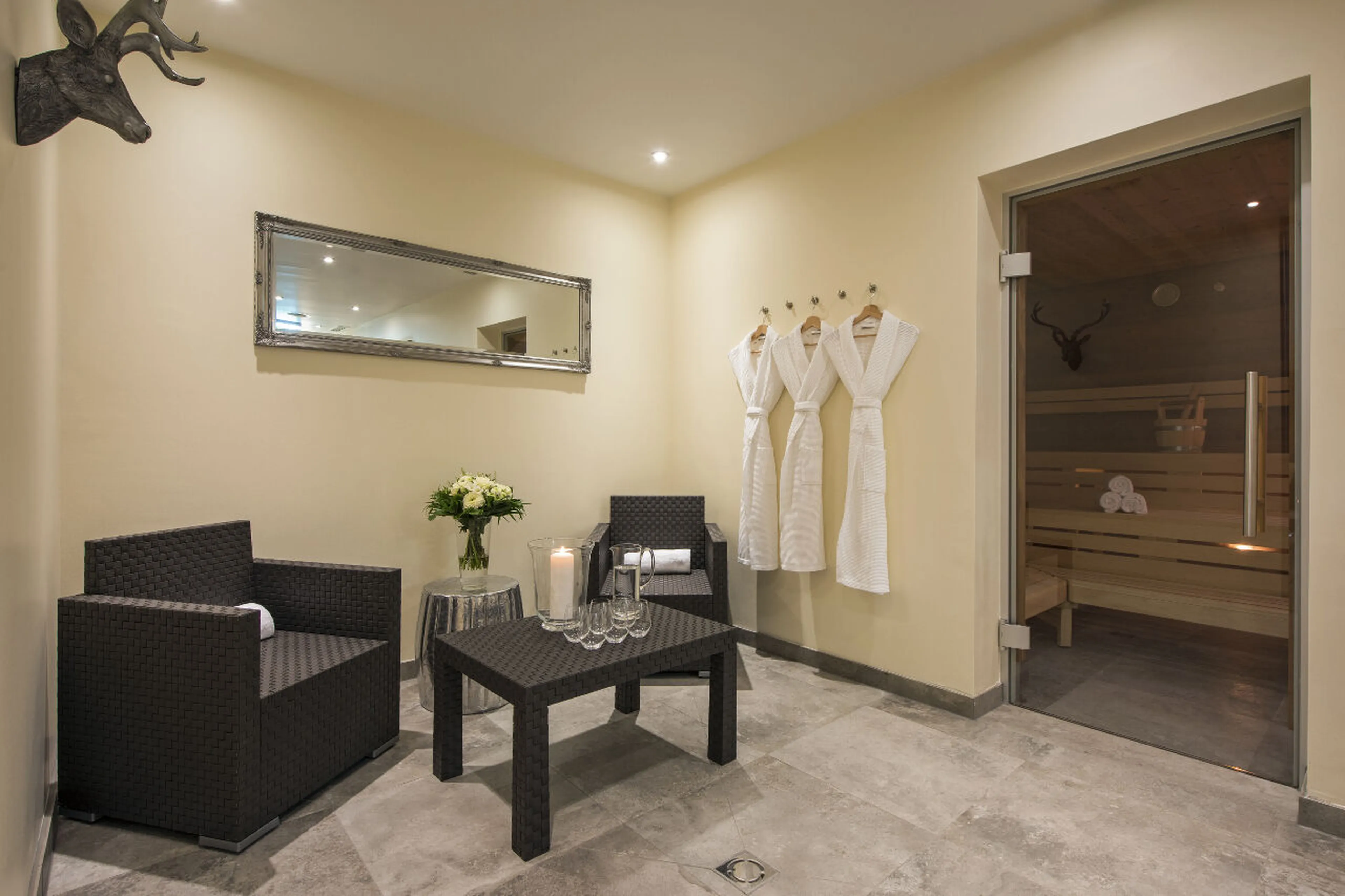 Sauna in Apartment Zari in St Anton