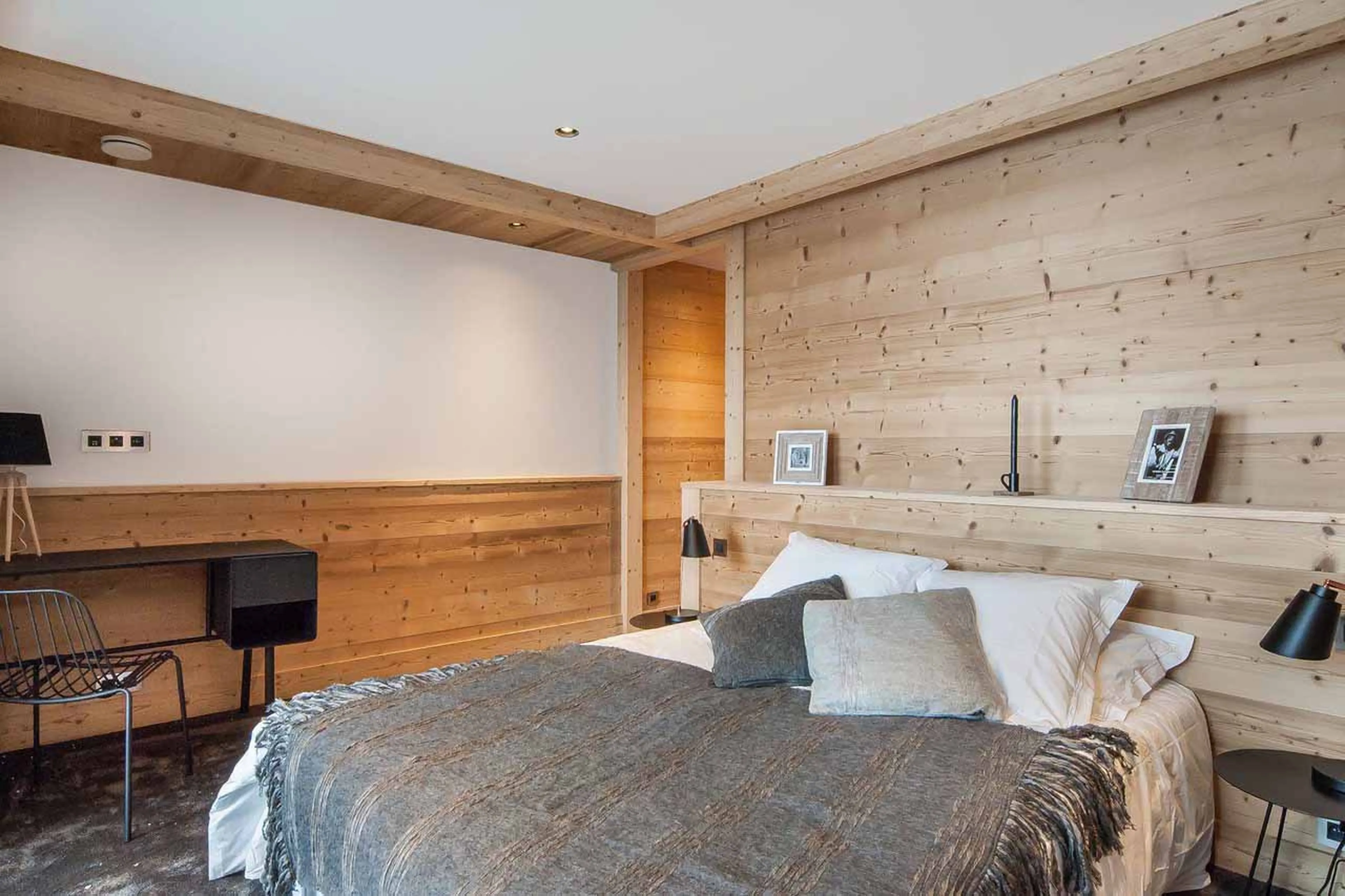 Bedroom three at Chalet Eiger in Courchevel 1550