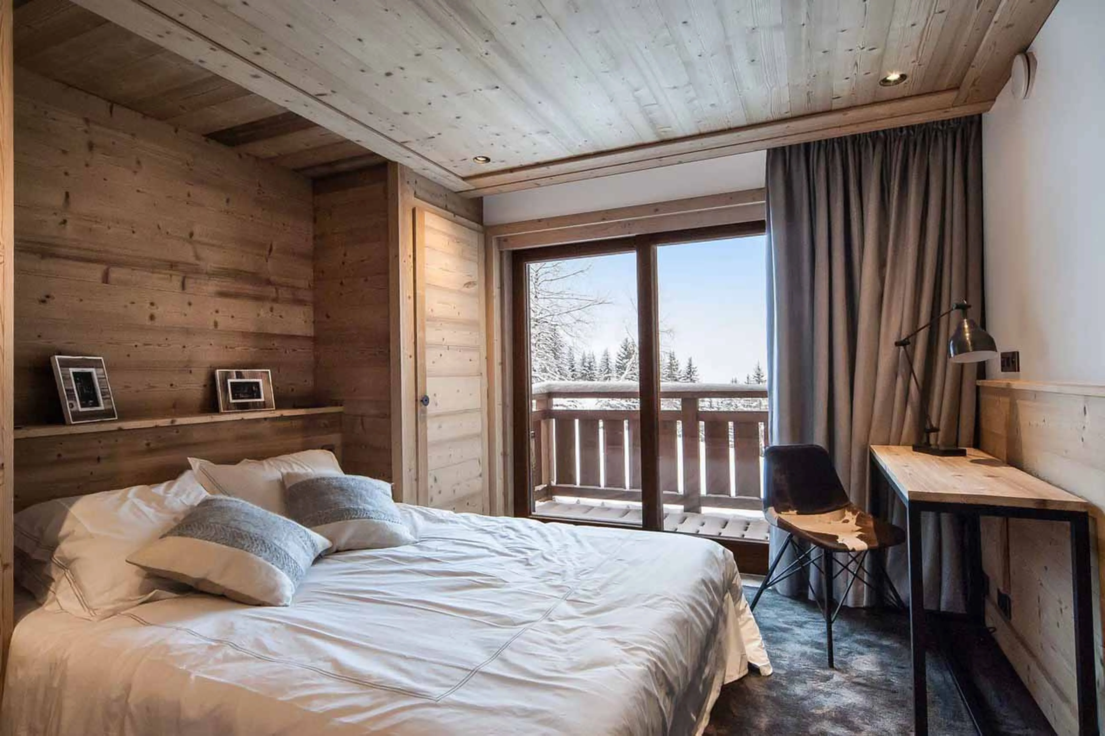 Bedroom four at Chalet Eiger in Courchevel 1550