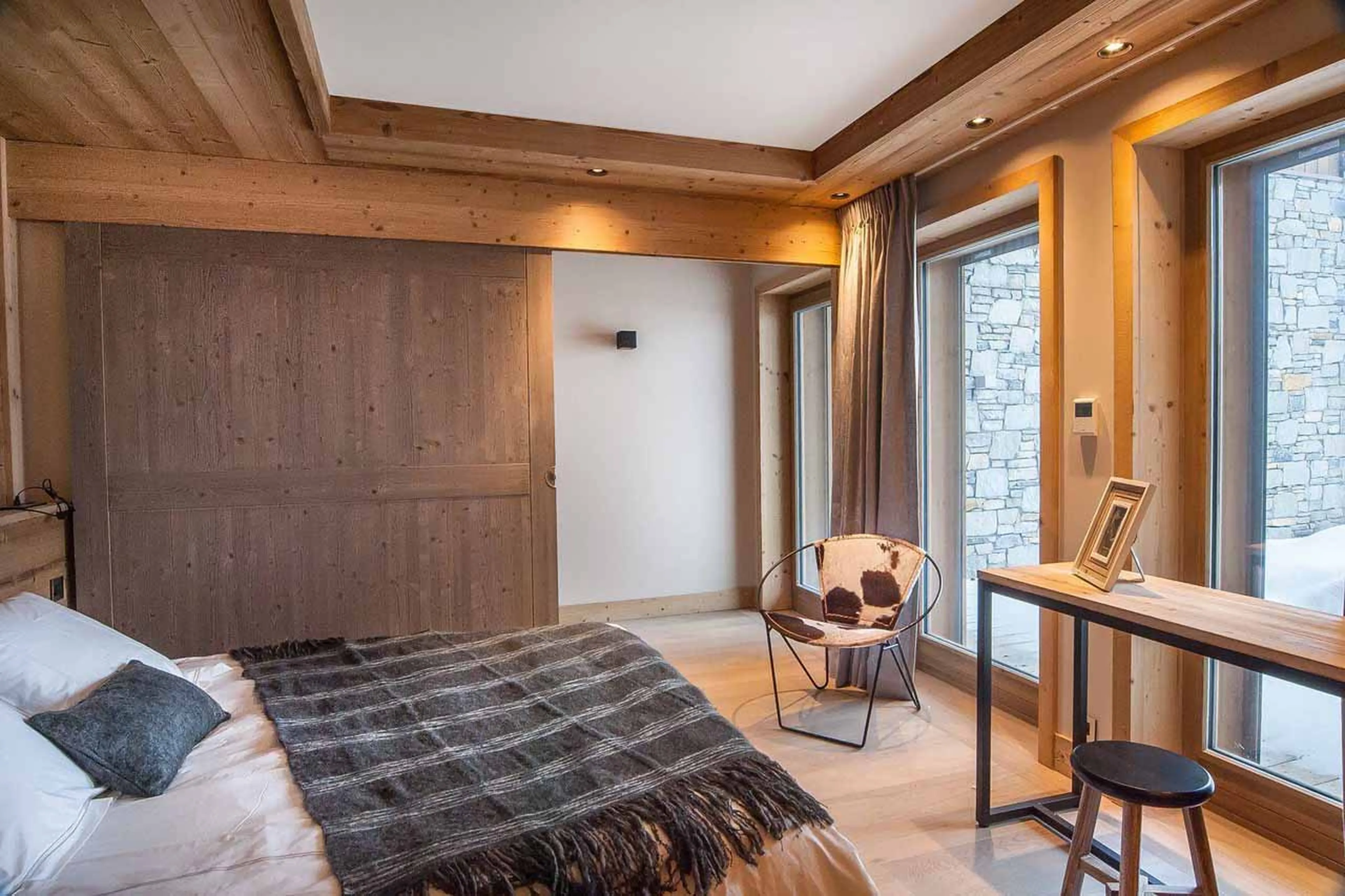 Bedroom five at Chalet Eiger in Courchevel 1550