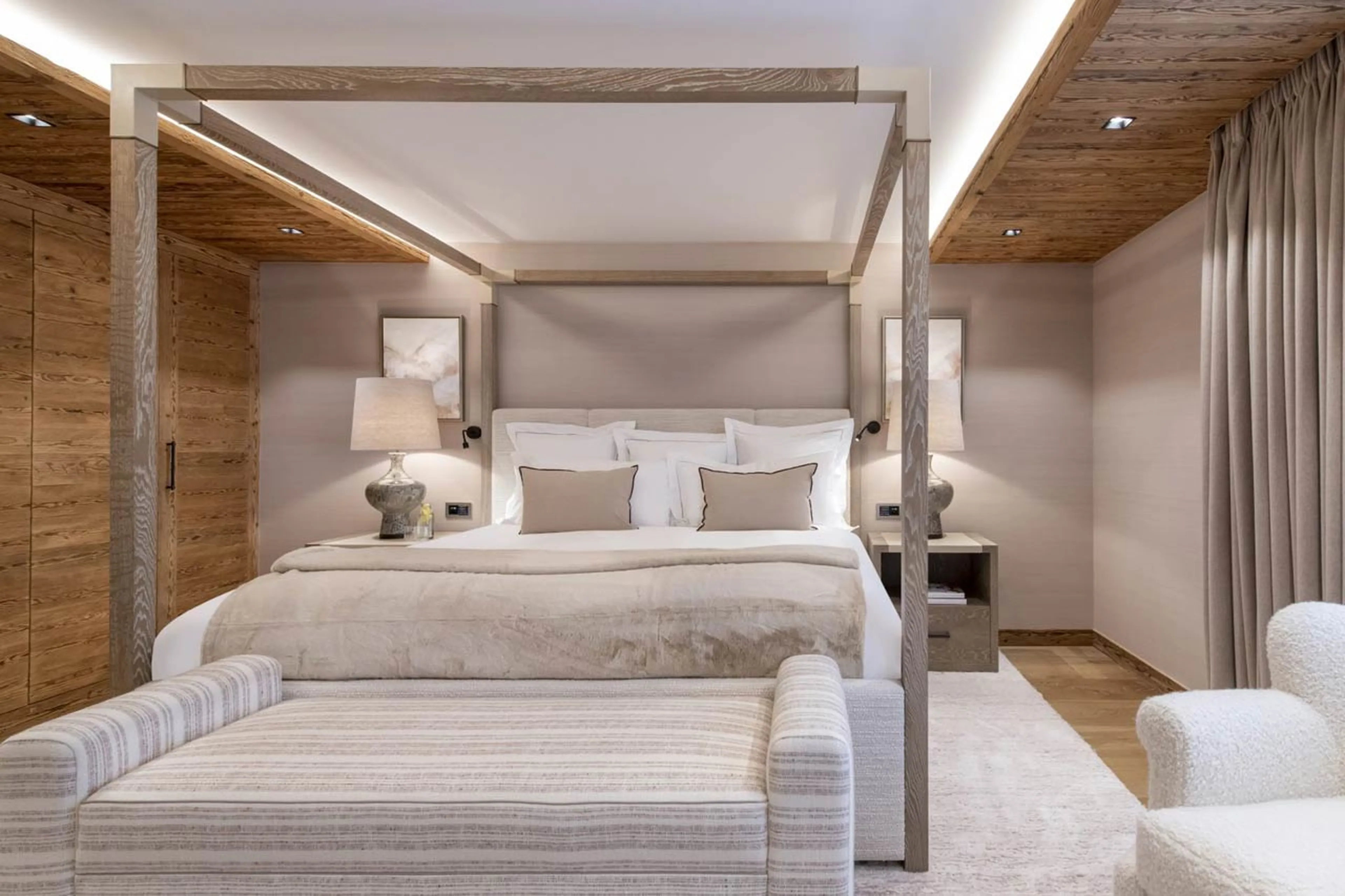 Bedroom 5 in Chalet Elbrus in Zermatt