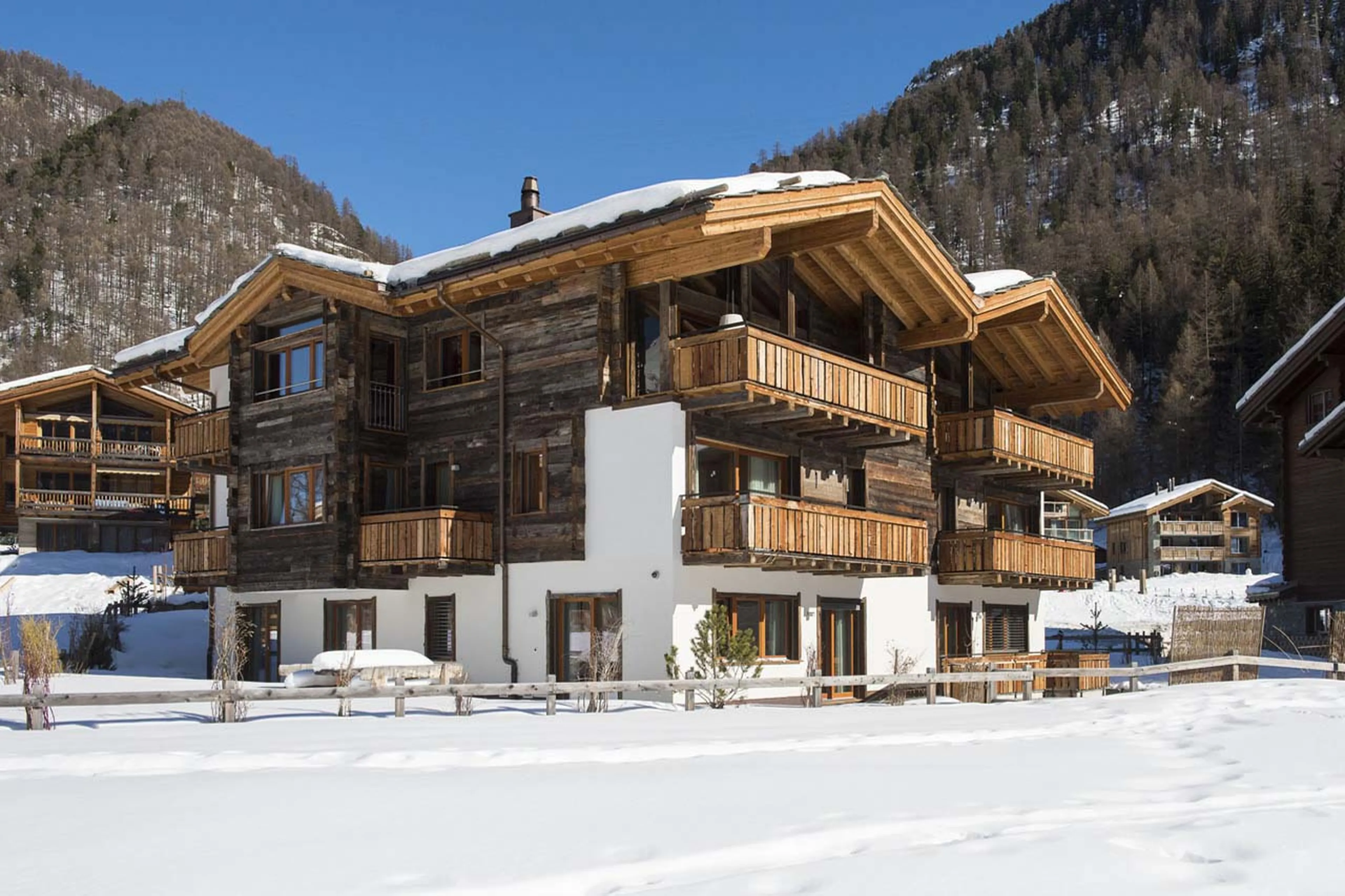 Exterior of Chalet Elena in Zermatt