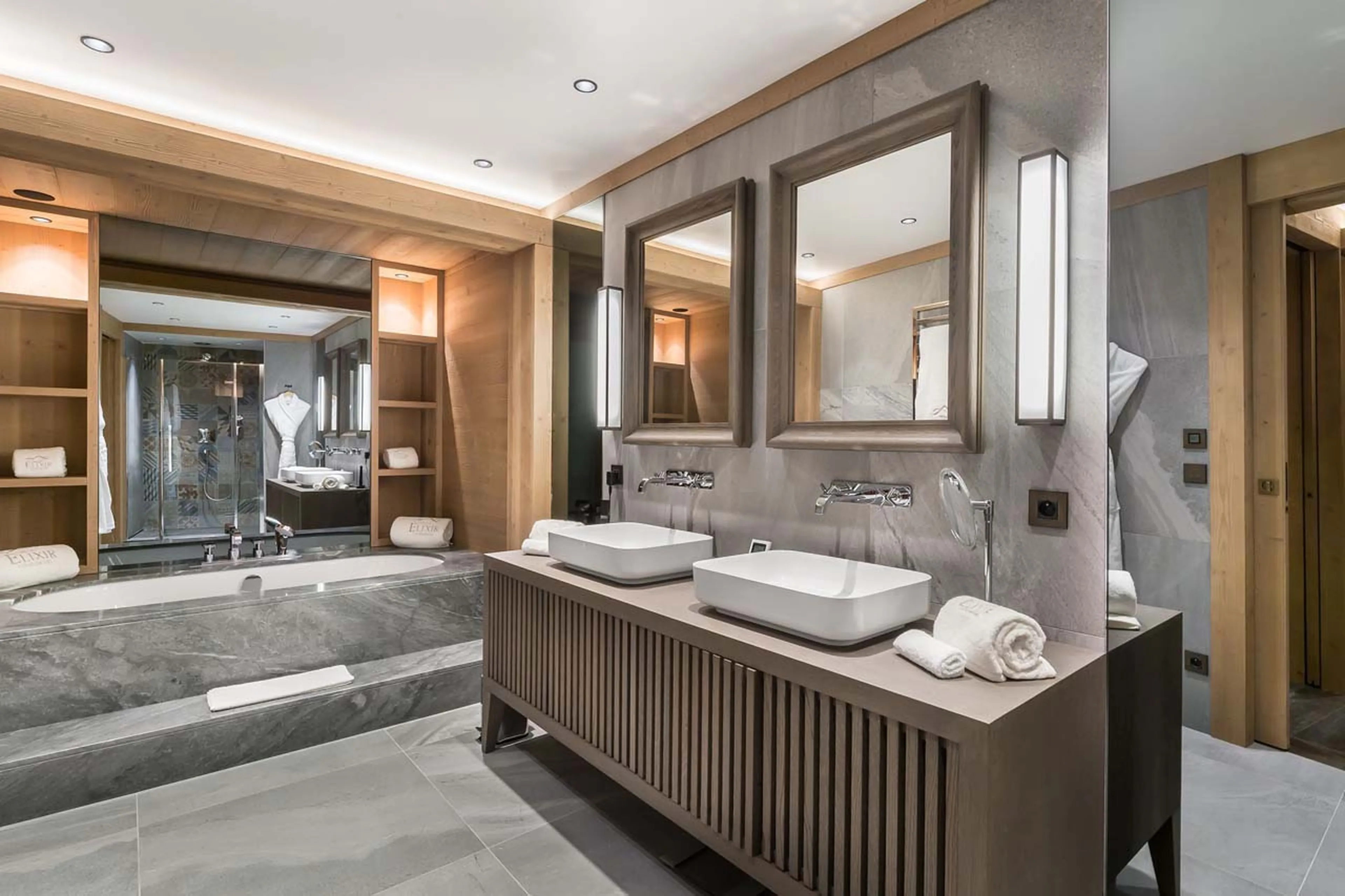 Bathroom five at Chalet Elixir in Courchevel 1850