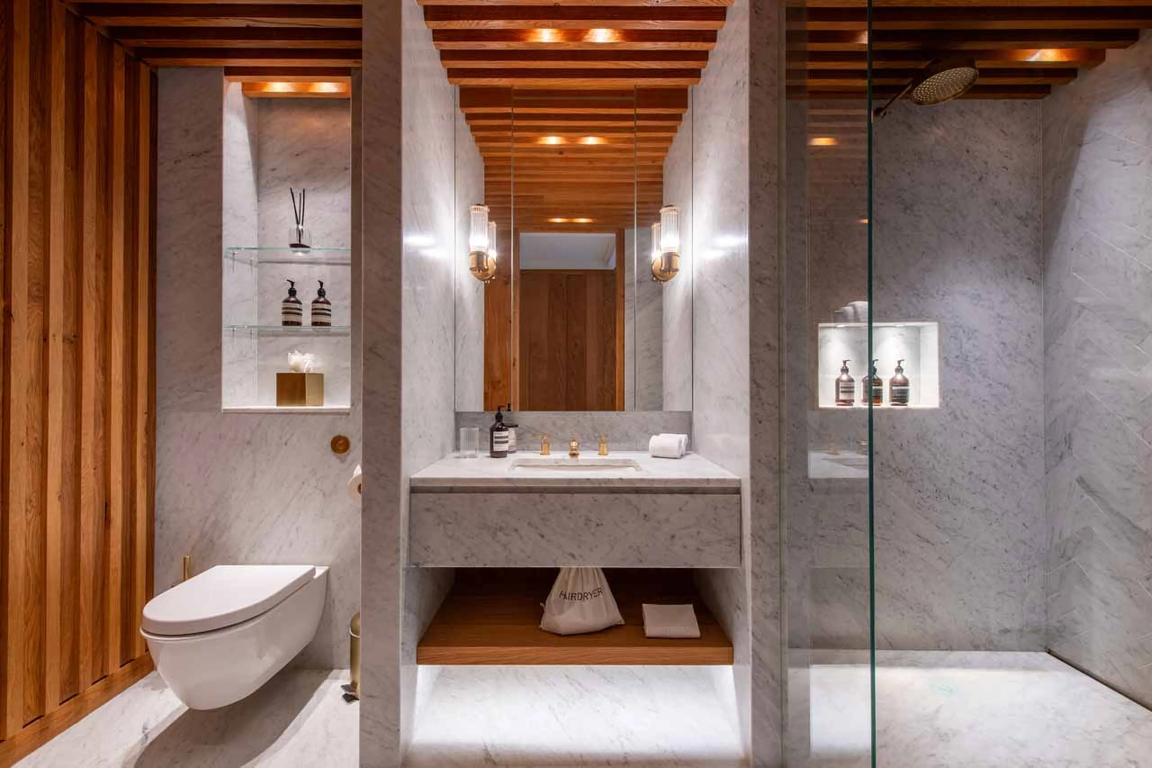 Bedroom 4 en-suite at Chalet Etoile du Nord East Wing in Val d'Isere