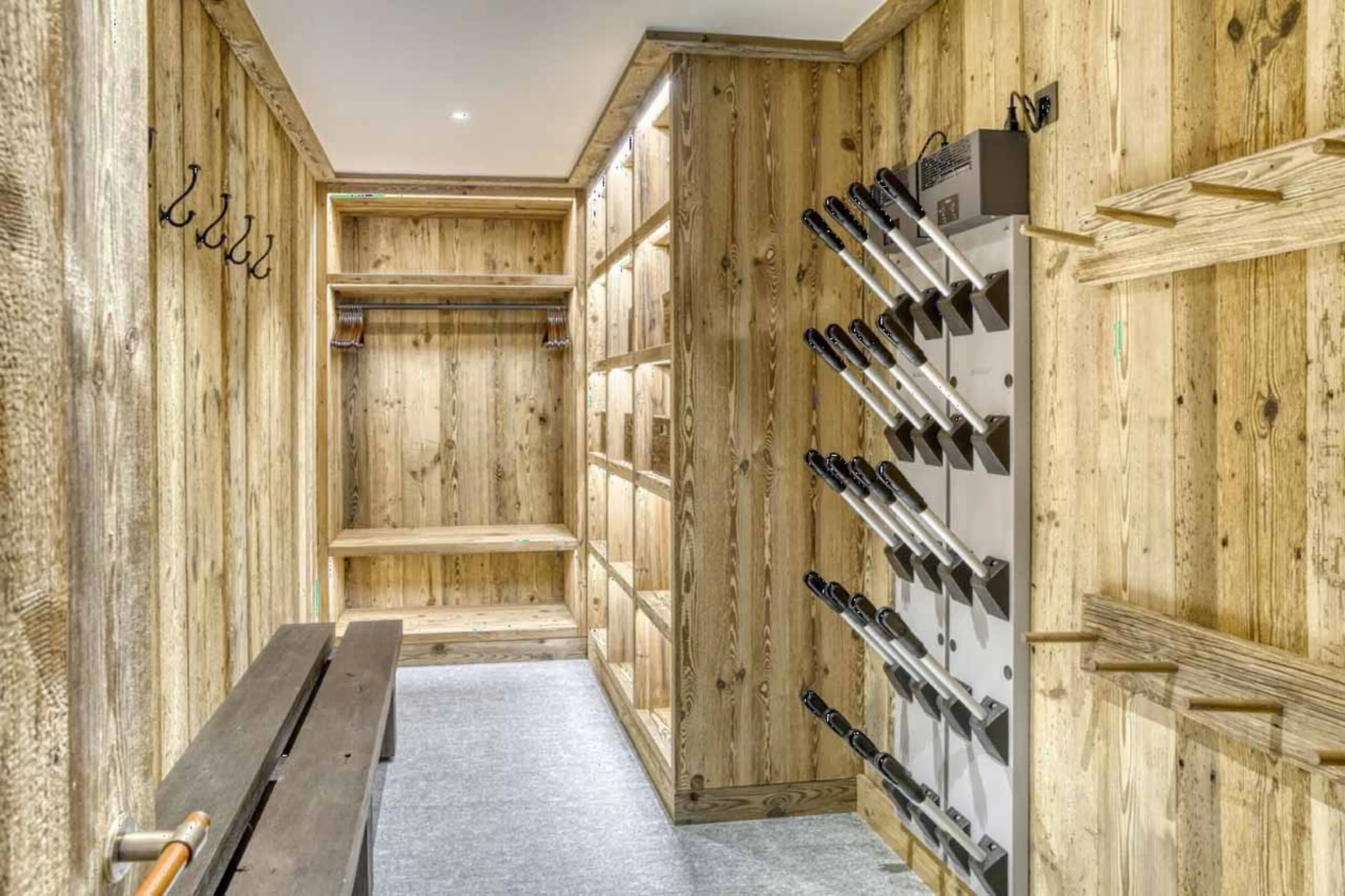 Ski room at Chalet Etoile du Nord in Megeve