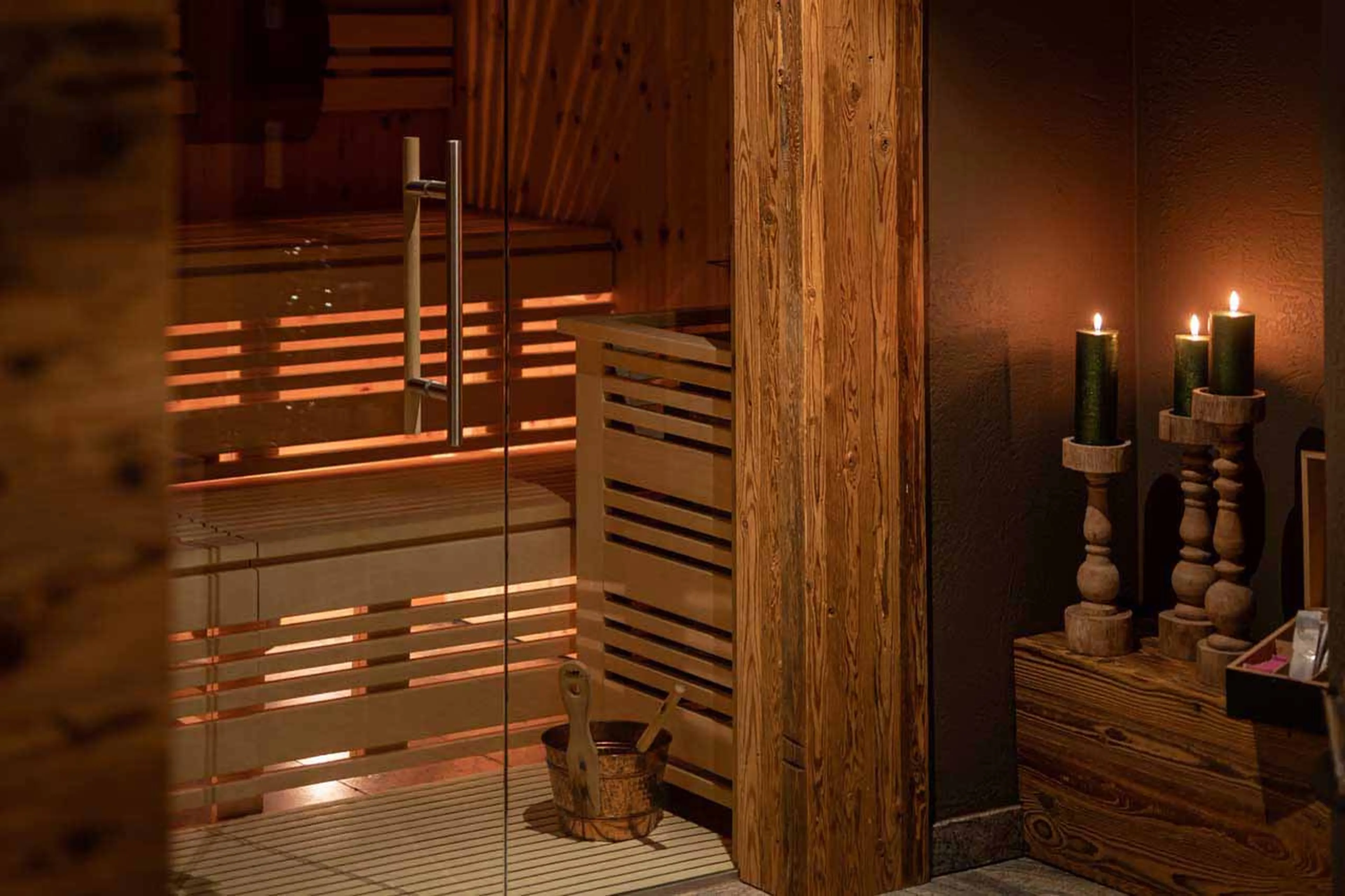 Sauna at Chalet Falcon in Lech