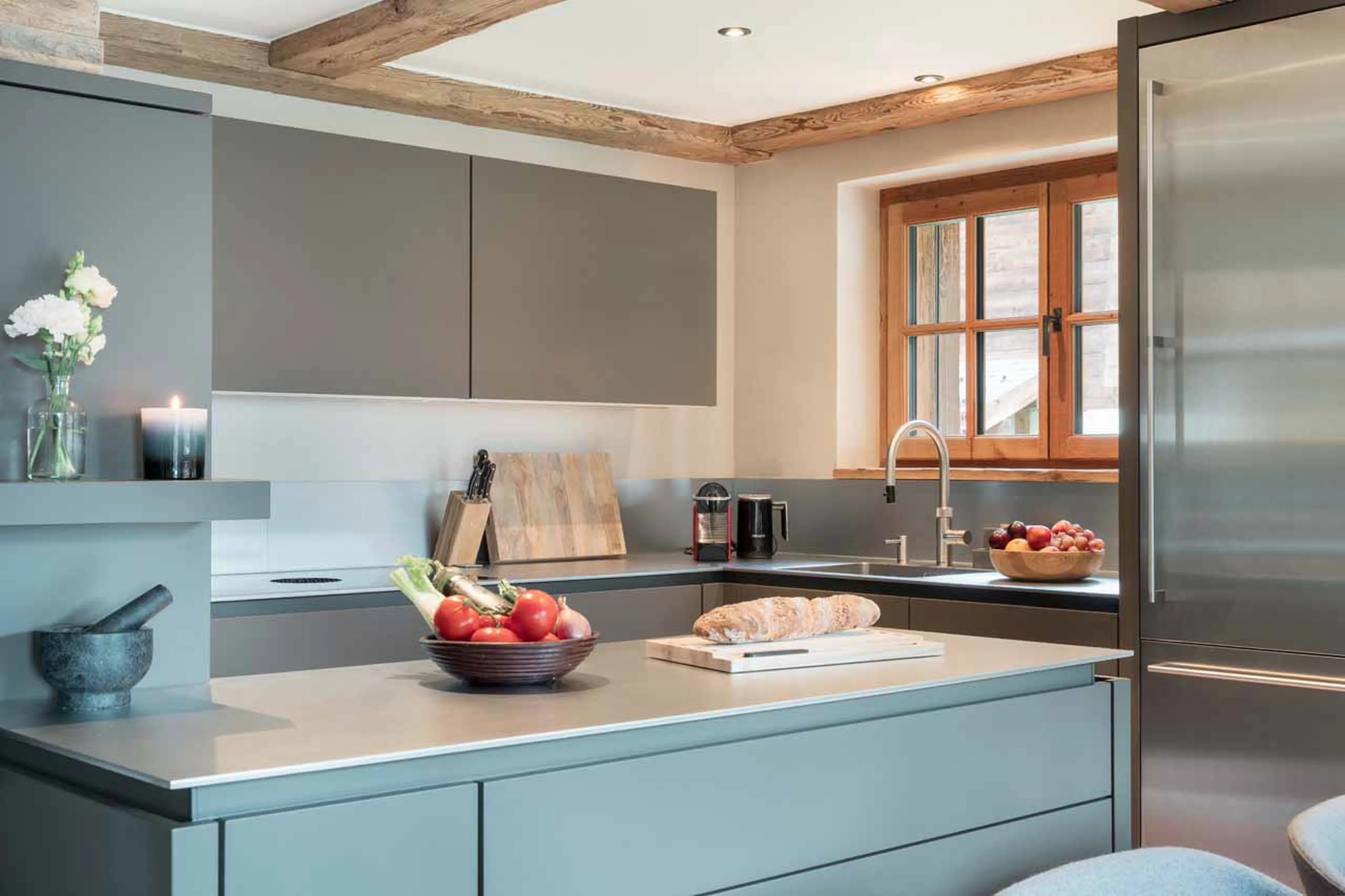 Kitchen at Chalet Feuillu in Verbier